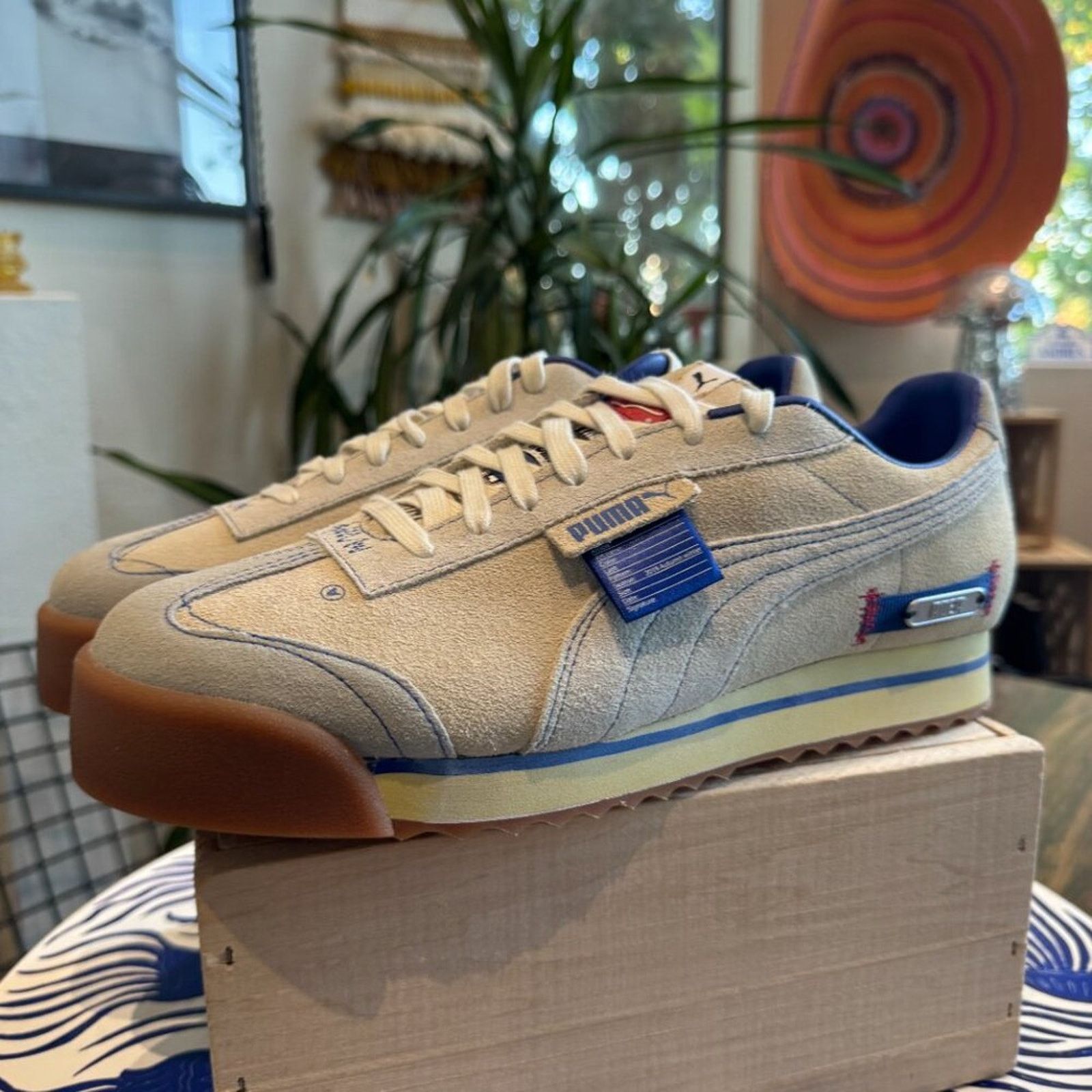 Puma Puma Roma Ader Error, White Gray, Mens 10.5, Never Worn Size US 10.5 / EU 43-44 - 4 Thumbnail
