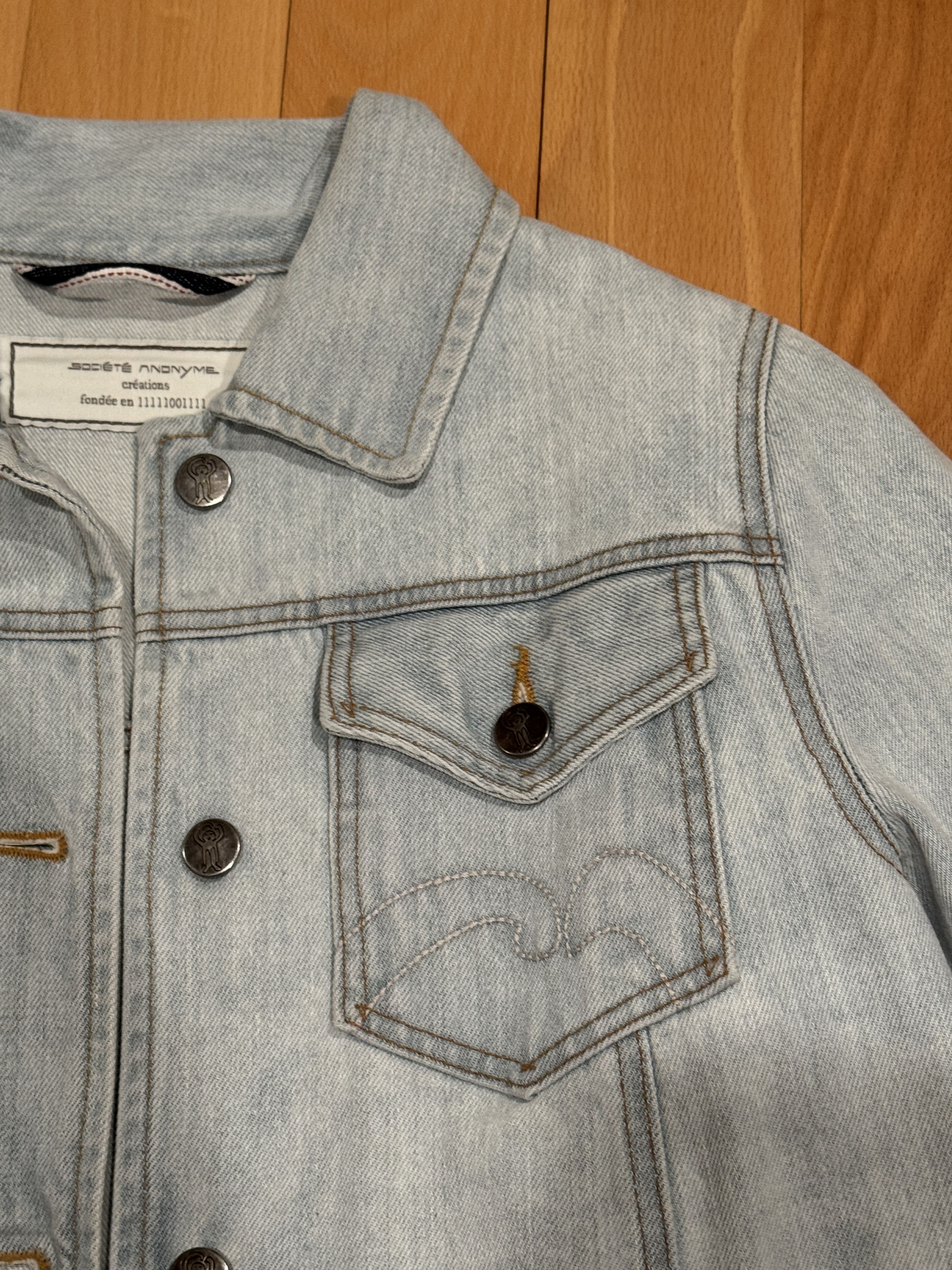Société Anonyme Mod. MONTPARNASSE Denim 100% Cotton Jacket