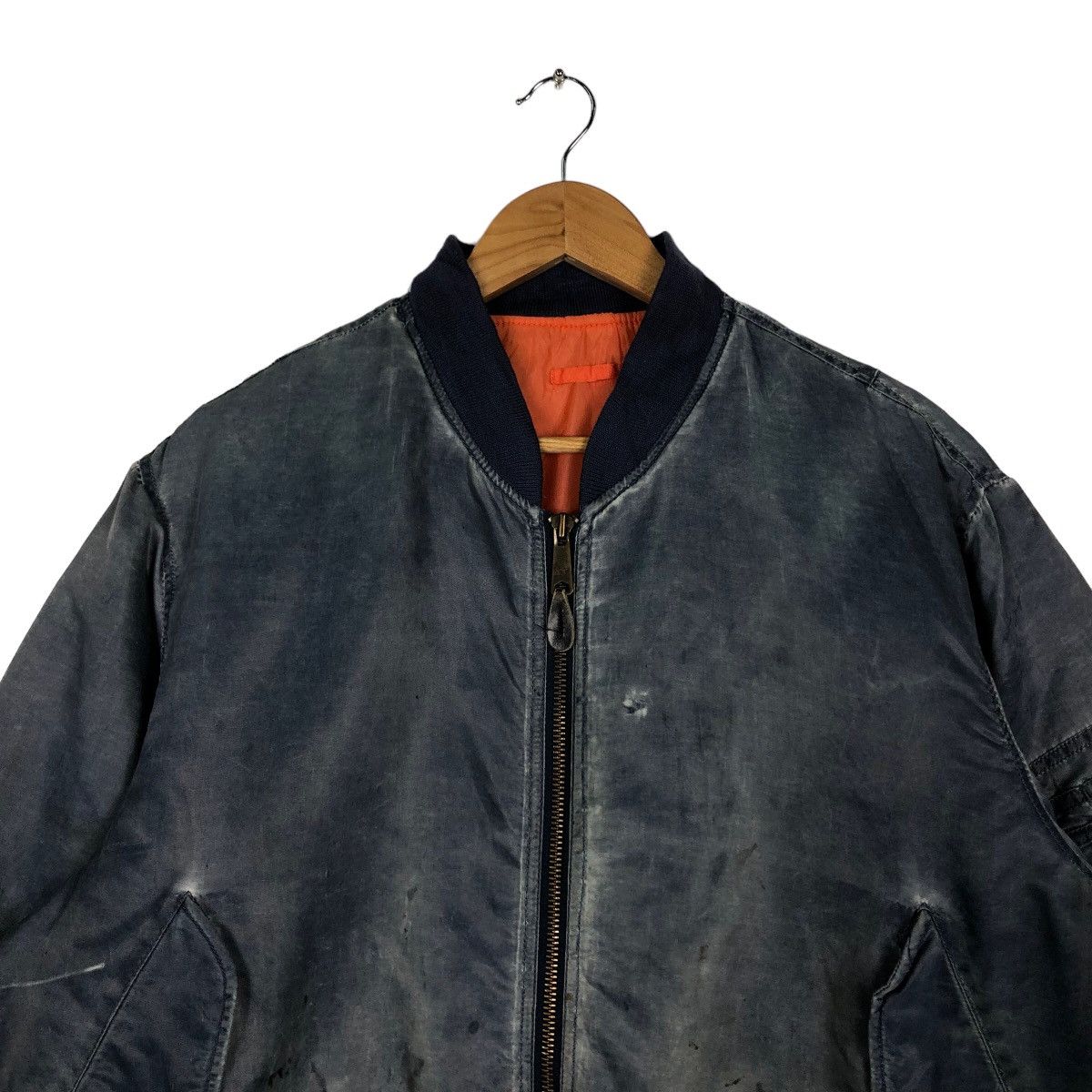 Buzz Rickson's 🔥90’s Vintage Bomber Jacket Military US Navy Work Wear Size US M / EU 48-50 / 2 - 2 Thumbnail