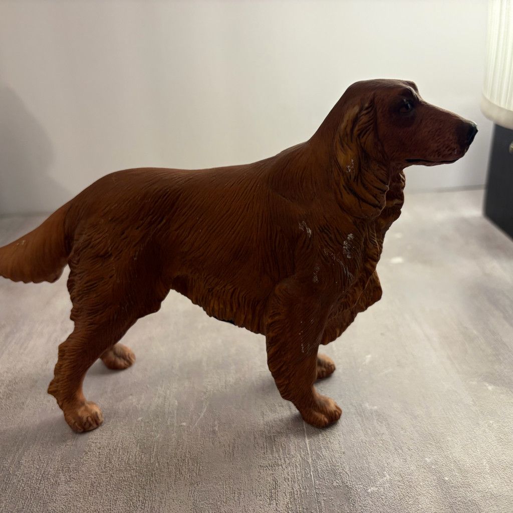 No Fear VINTAGE Andrea by Sadek Japan IRISH SETTER Dog Figurine Size 26 - 1 Thumbnail