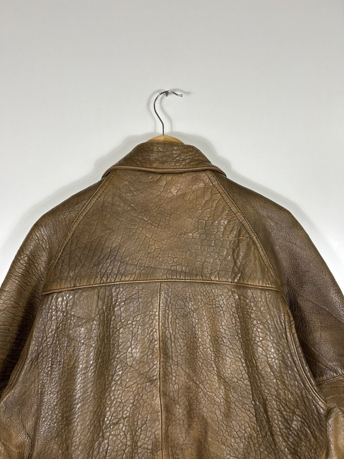 Leather ⚡️Vintage 80’s Houston A2 Flyer Leather Jacket Size US L / EU 52-54 / 3 - 19 Thumbnail
