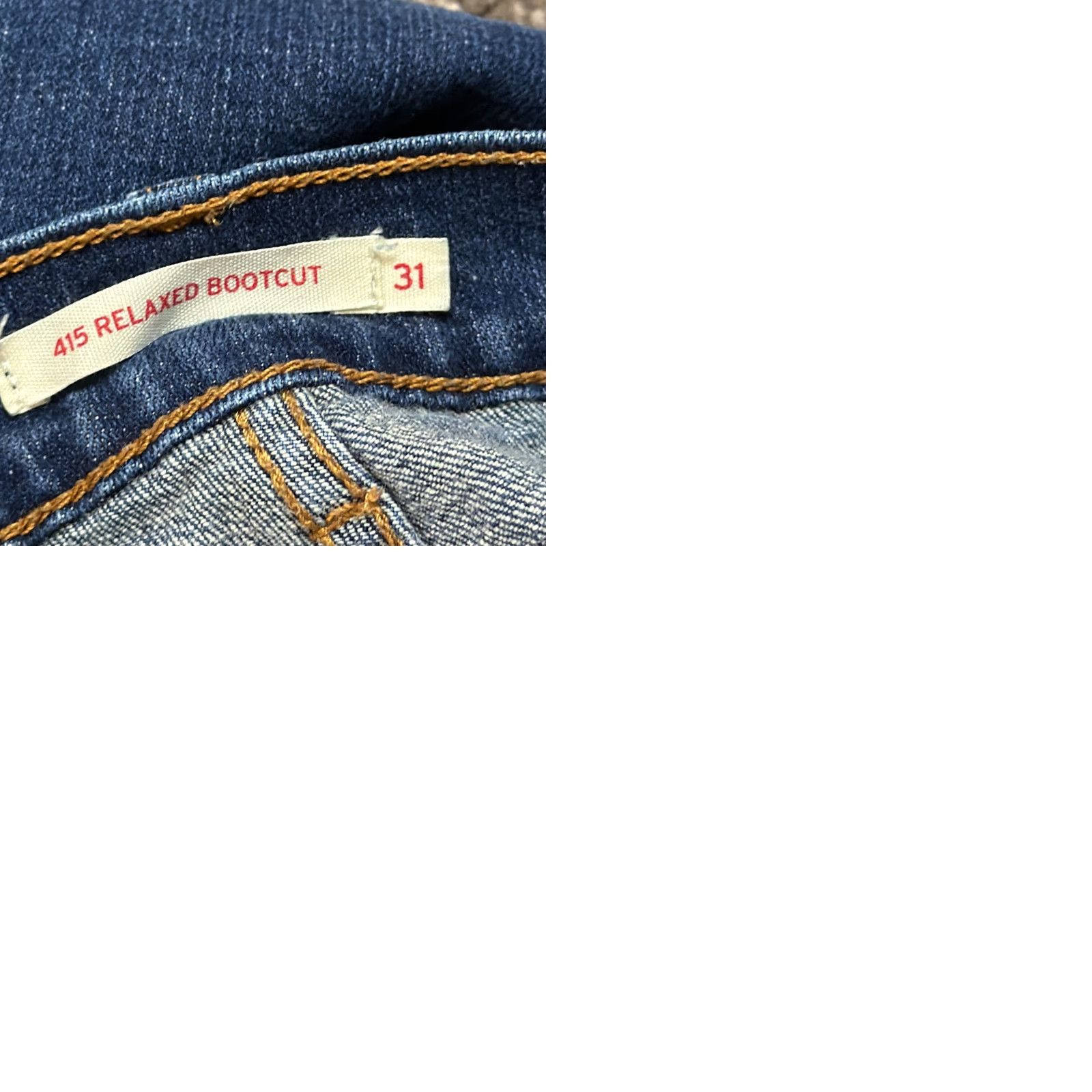 Levi's Levi's Jeans Womens 31 Bootcut Relaxed Fit Dark Wash Denim Stretch 32x31 Size 24" / US 00 / IT 34 - 9 Thumbnail