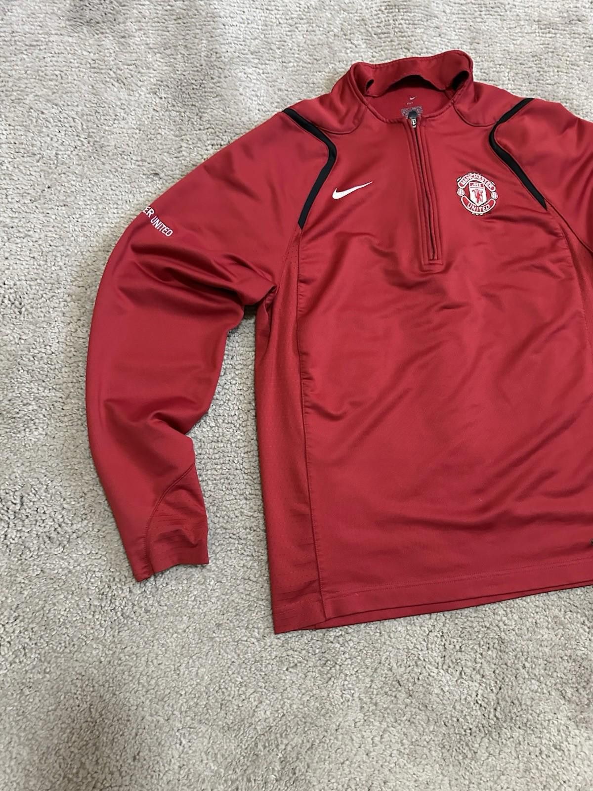 Nike 2006-07 Manchester United Nike 1/4 Football SoccerDrill Top Size US M / EU 48-50 / 2 - 2 Thumbnail