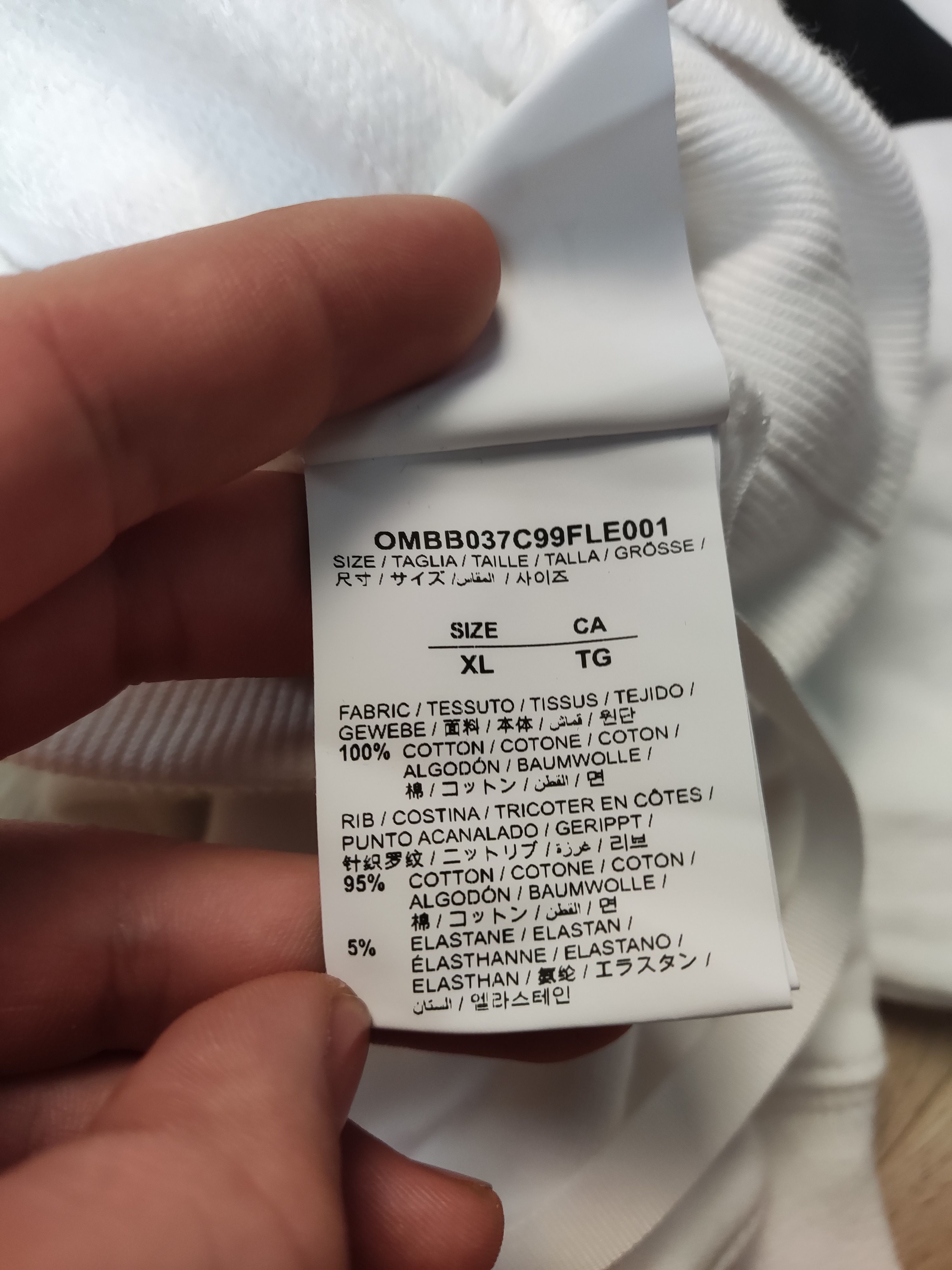Off-White Off white Helvetica oversized hoodie diag arrow print stripe Size US XXL / EU 58 / 5 - 7 Thumbnail