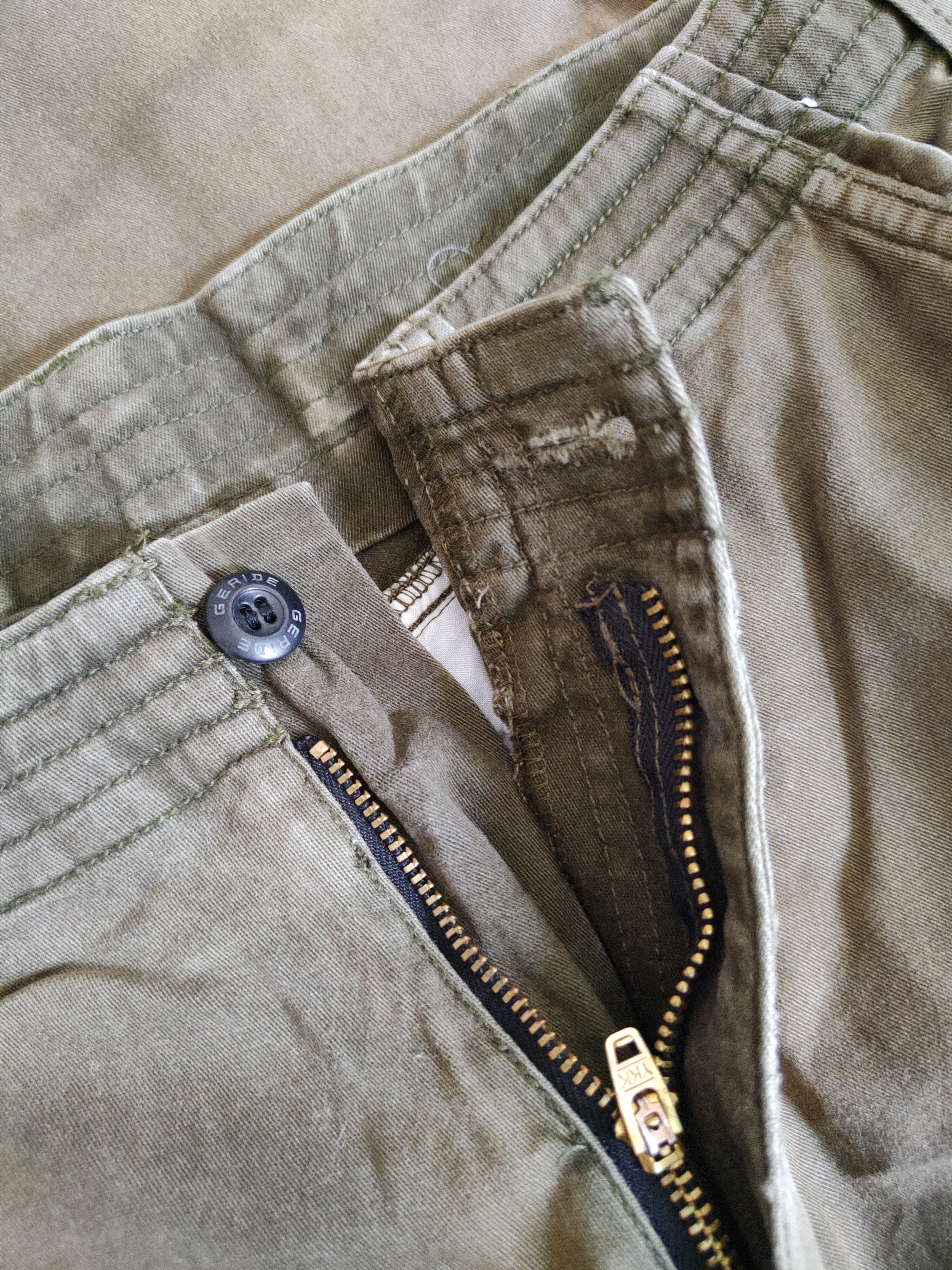 Japanese Brand Geride Brown Faded Multipocket Tactical Cargo Pants #S1502 Size US 32 / EU 48 - 17 Thumbnail