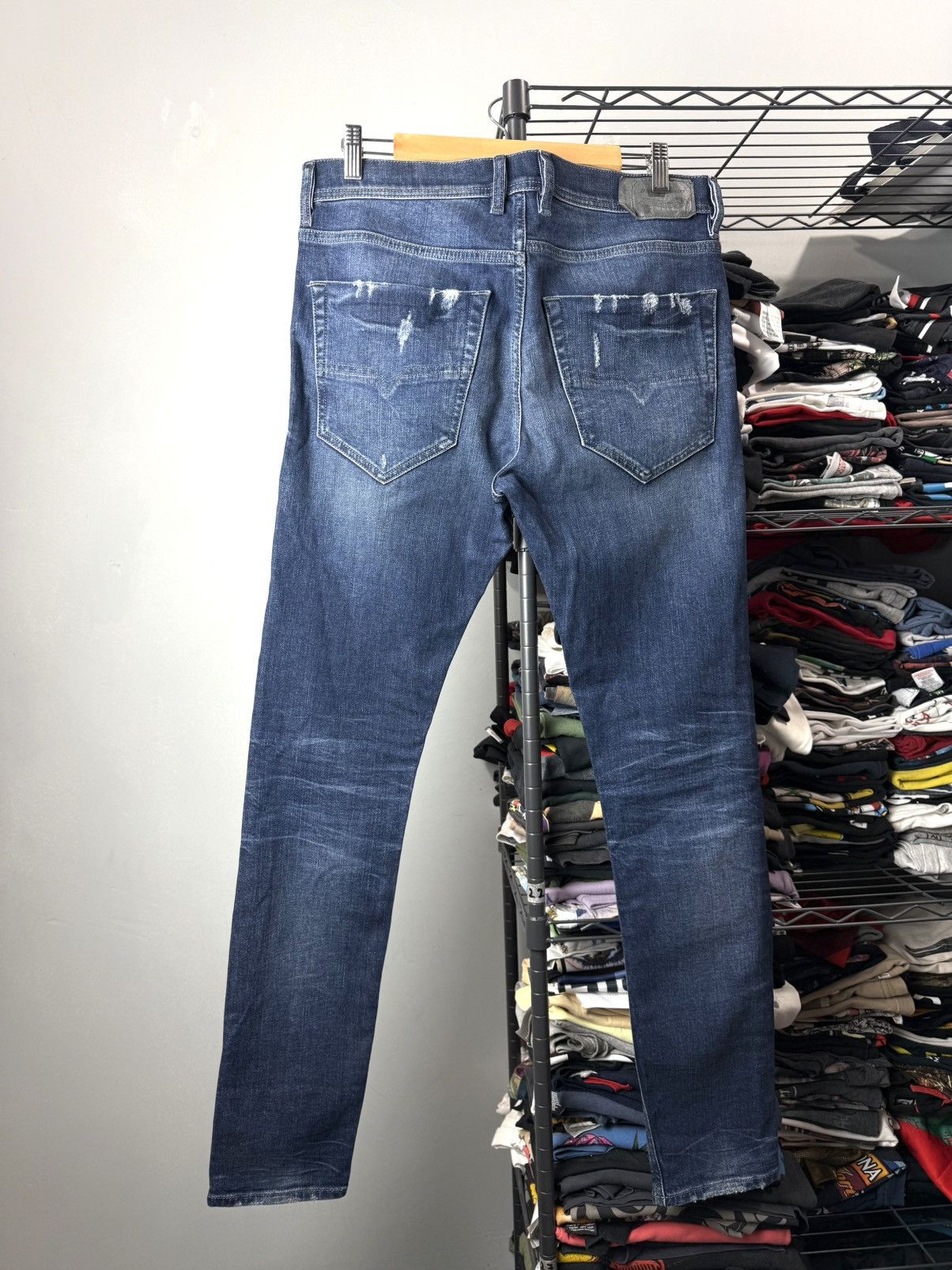 Diesel Vintage Diesel Tepphar Denim Pants Jeans Black Gold Size US 31 - 2 Thumbnail