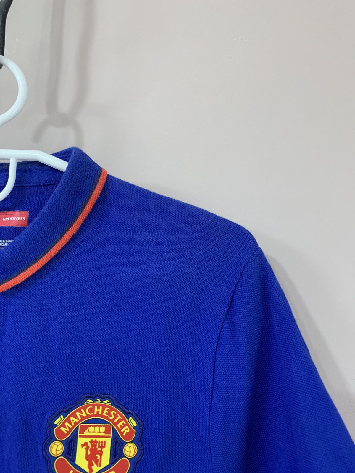 Nike Manchester United Nike blue polo shirt football soccer Size US M / EU 48-50 / 2 - 6 Thumbnail