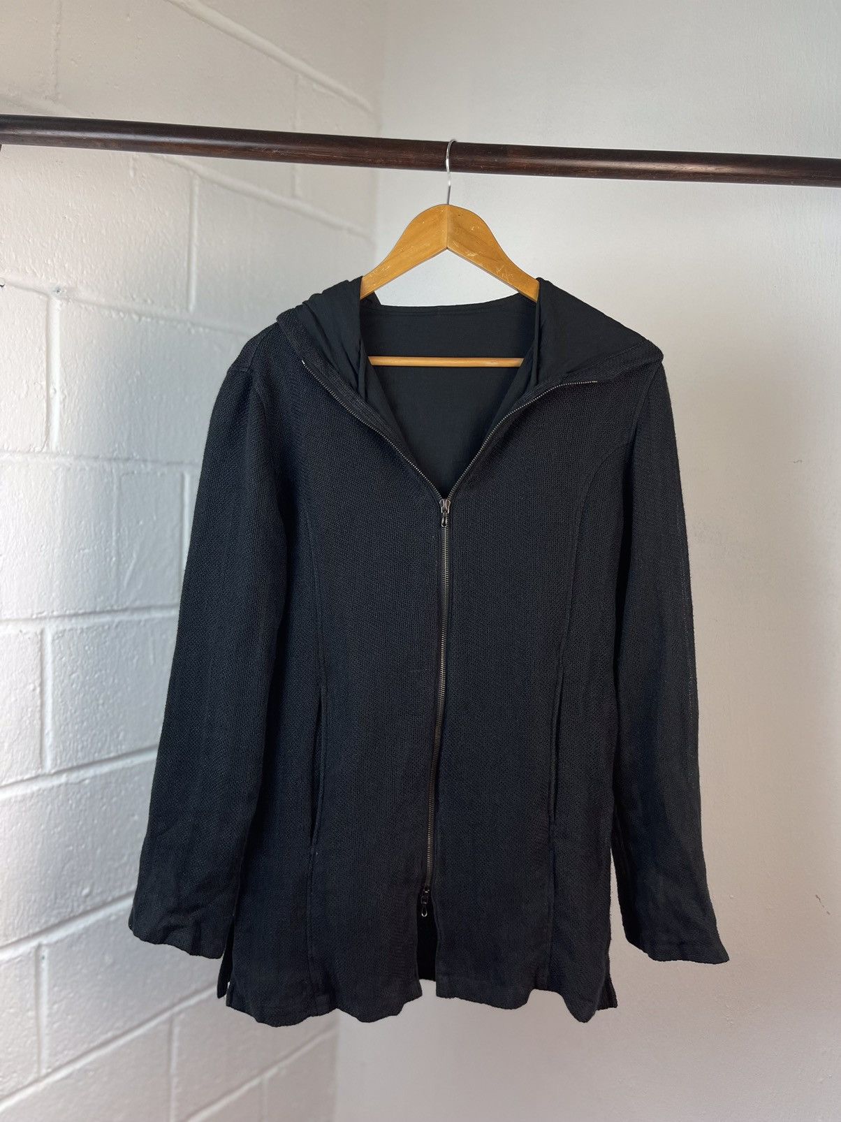 Shellac Shellac ‘Vampire’ Layered Linen Hoodie Size US M / EU 48-50 / 2 - 2 Thumbnail