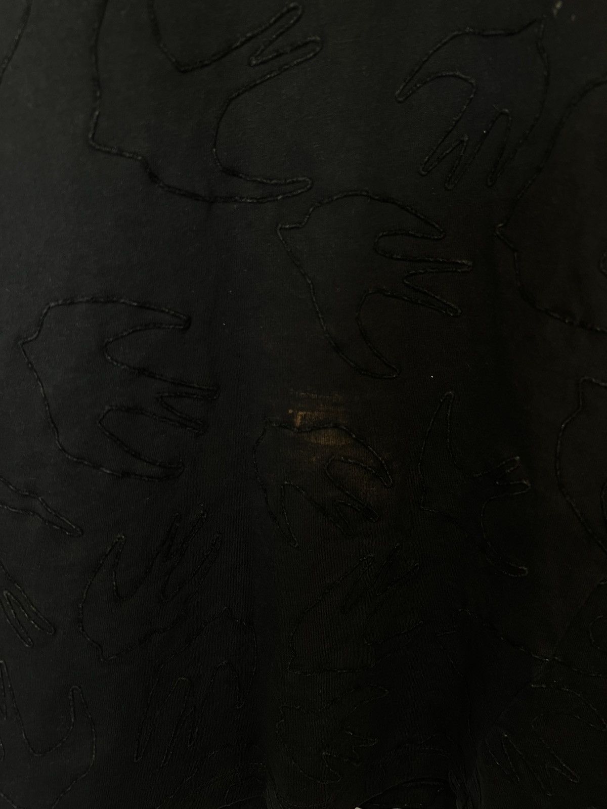 Alexander McQueen Alexander Mcqueen Black Monogrammed T Shirt Tee Mens Size US M / EU 48-50 / 2 - 4 Thumbnail
