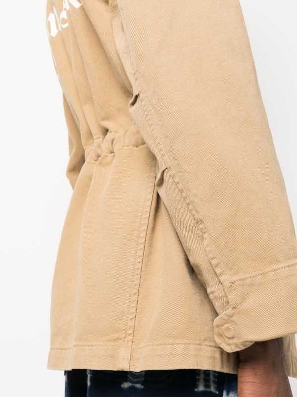 Palm Angels o1y0325 Logo Jacket in Beige Size US M / EU 48-50 / 2 - 3 Thumbnail