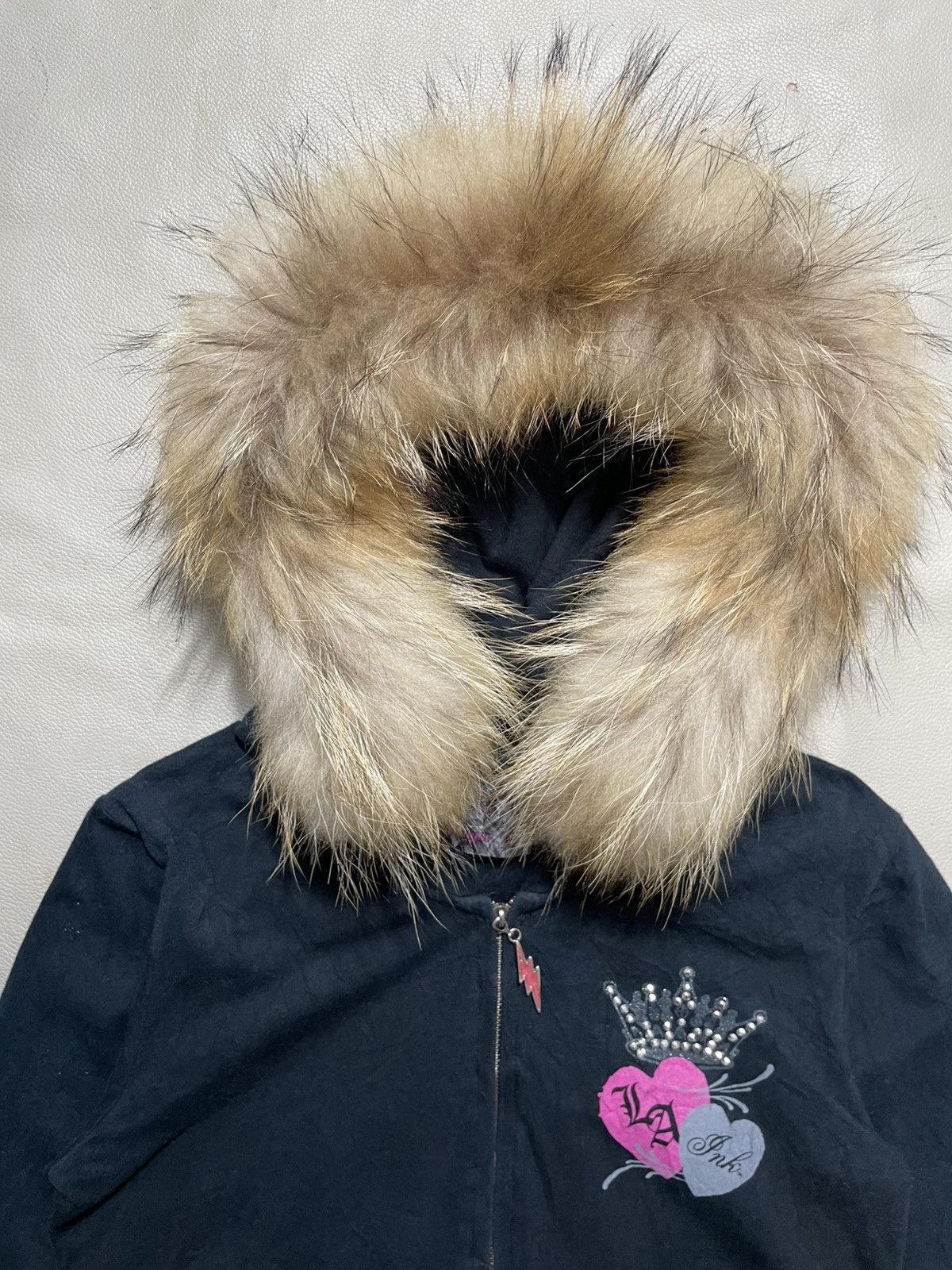 If Six Was Nine Brown Sugar Japan Faux Fur zip Hoodie gothic ifsix lgb style Size S / US 4 / IT 40 - 5 Thumbnail