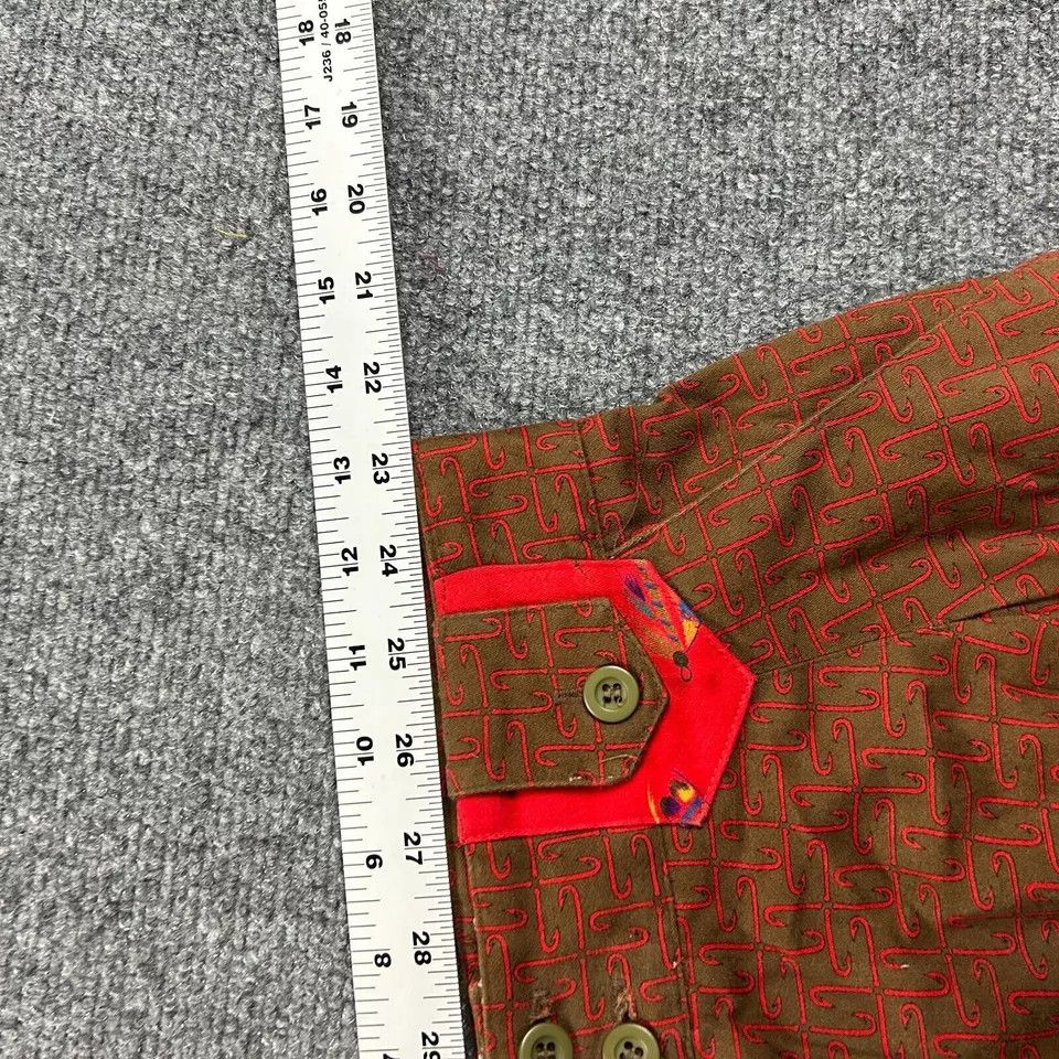 Vintage Alexander Campbell Skirt Womens 6 Brown Tribal Maxi Vintage Size 28" / US 6 / IT 42 - 4 Thumbnail