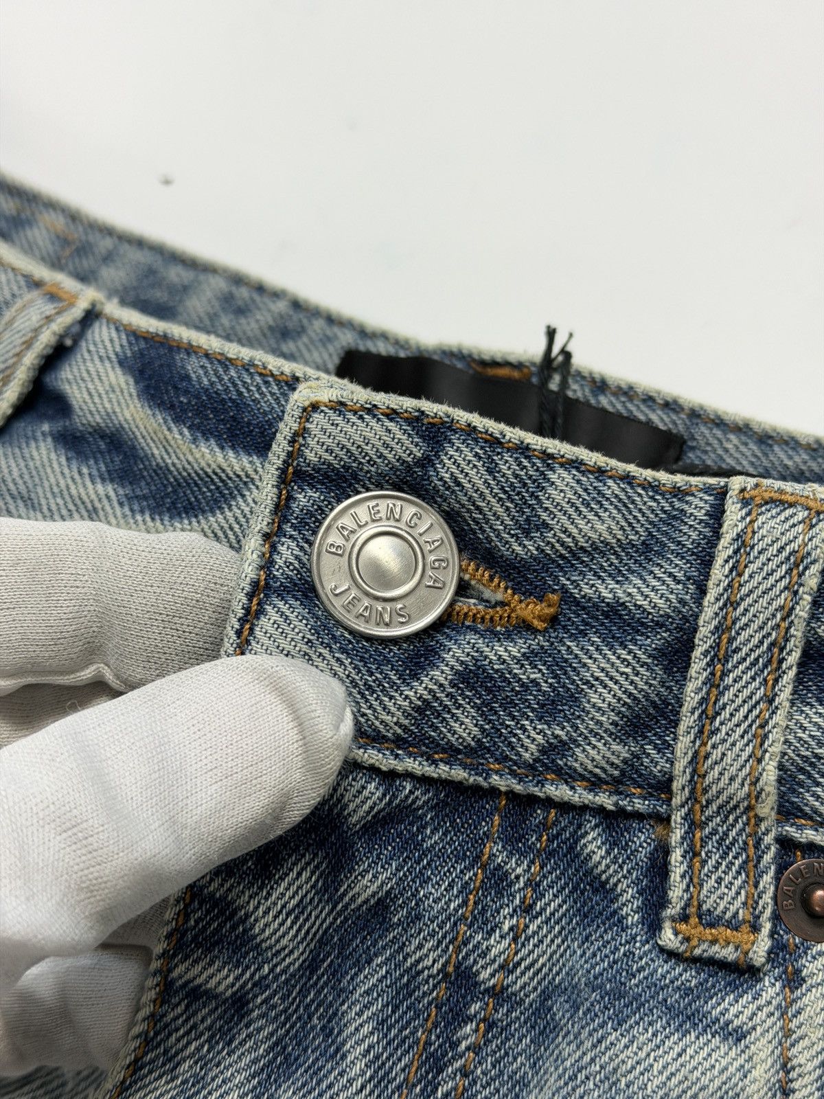 Balenciaga Balenciaga Low Crotch Baggy Denim Pants Size US 28 / EU 44 - 6 Thumbnail