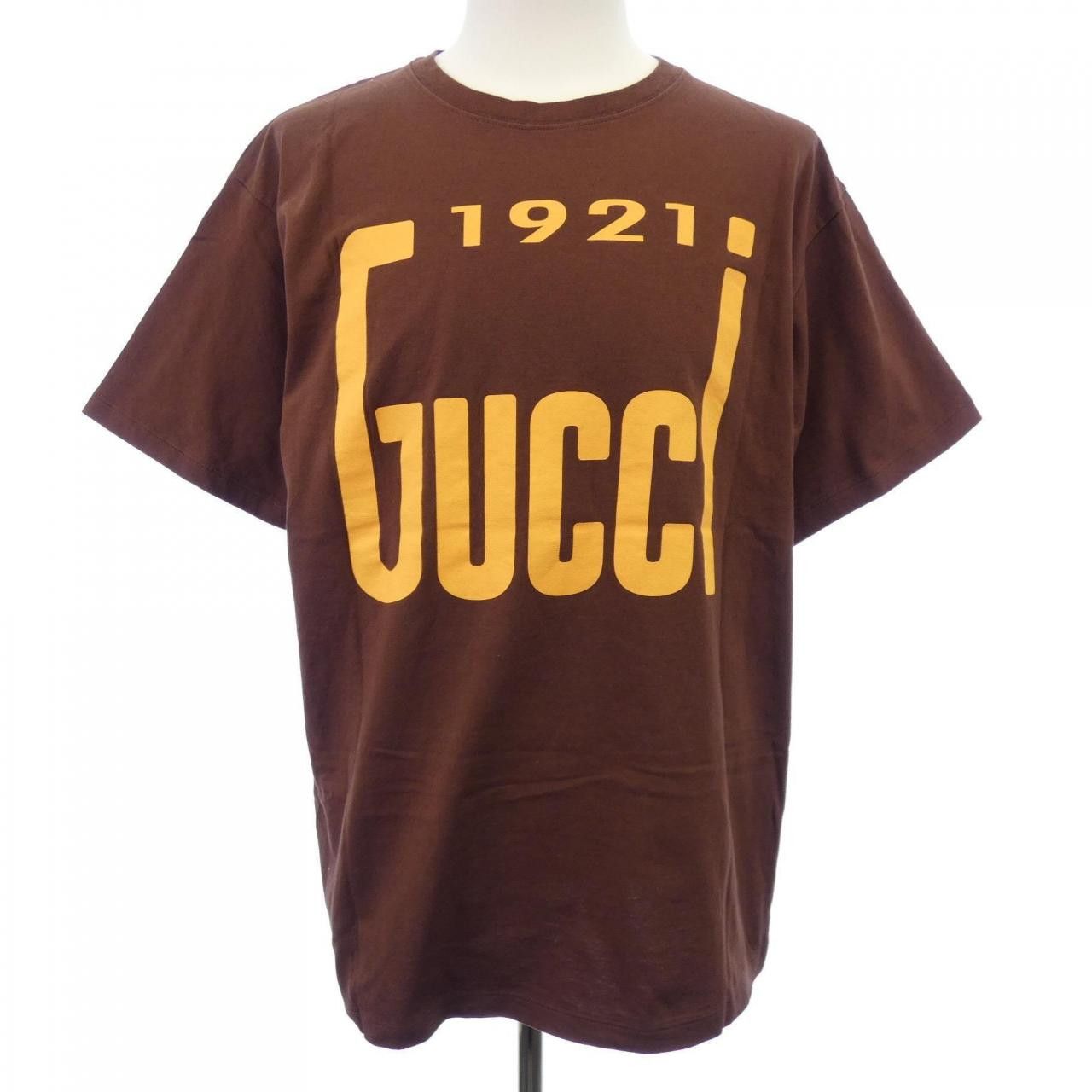 Gucci Gucci Gucci Cotton T Shirt Textile T-Shirts 616036XJDWC DUTY FREE for USA Size ONE SIZE - 1 Thumbnail