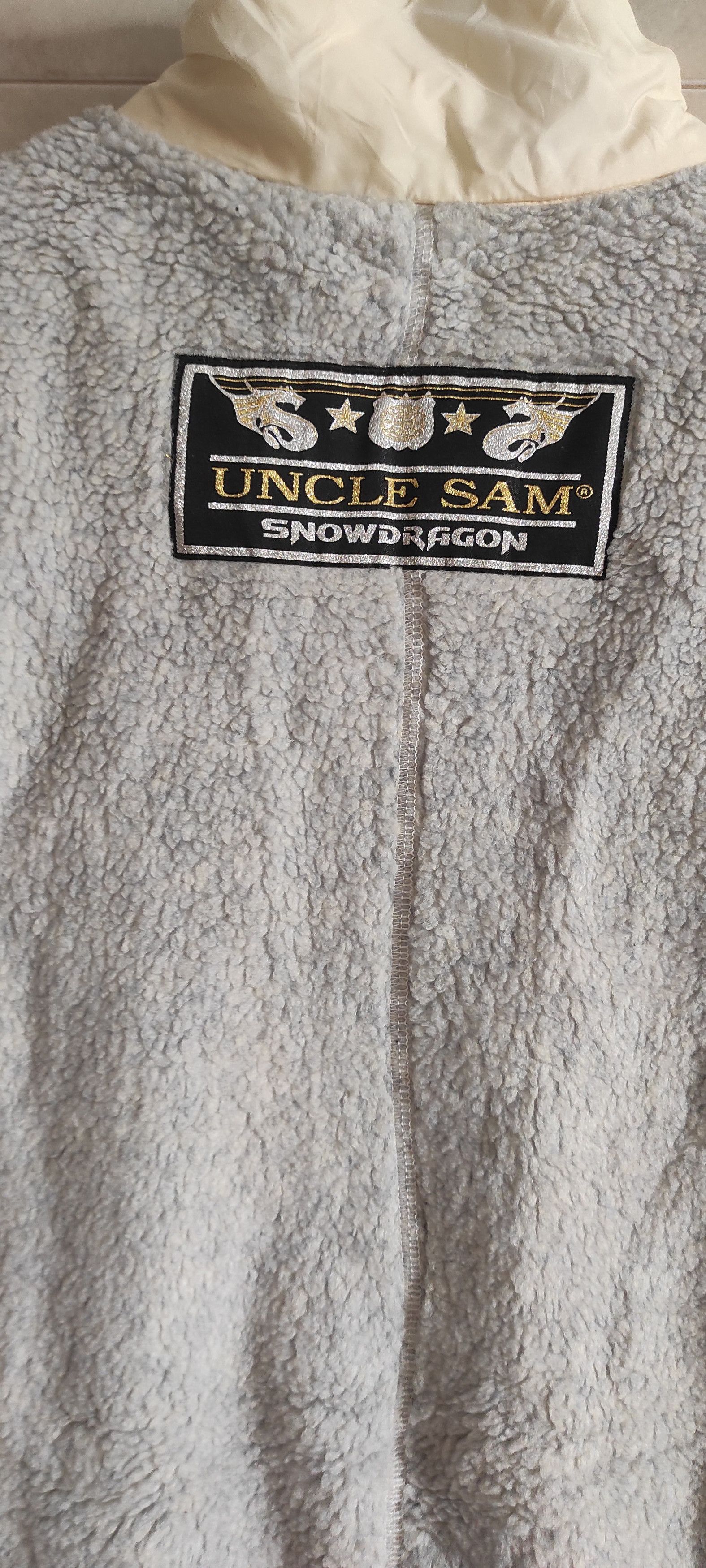 Vintage Uncle Sam Snowdragon Vest Double Side 80s-90s Jacket Size XL / US 12-14 / IT 48-50 - 5 Thumbnail