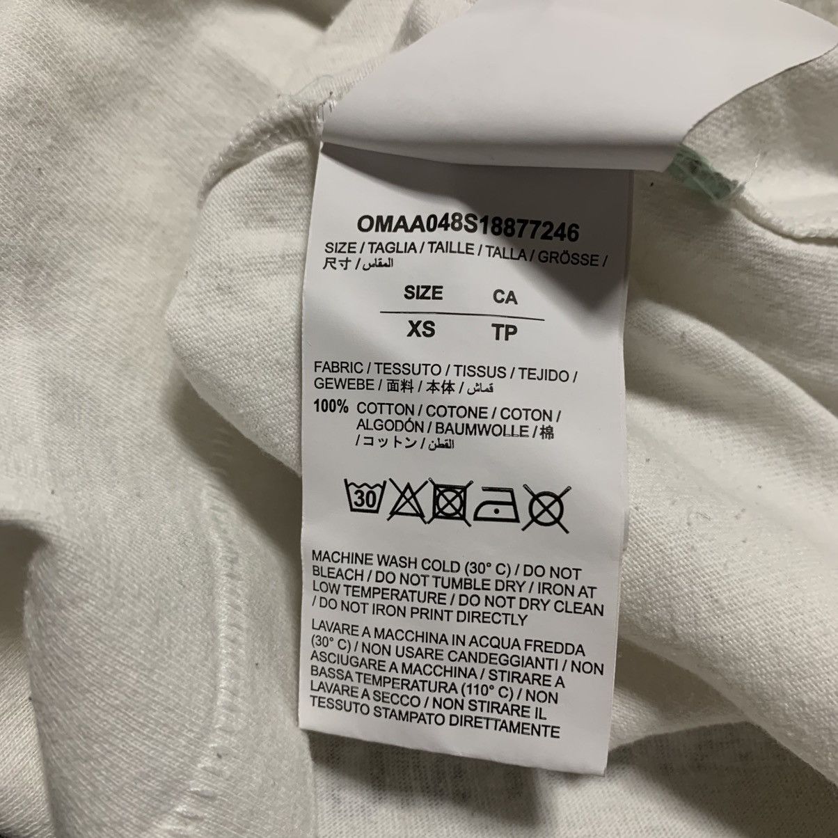 Off-White Off White XS Elevator Music White Tee Virgil Abloh Size US XS / EU 42 / 0 - 8 Thumbnail