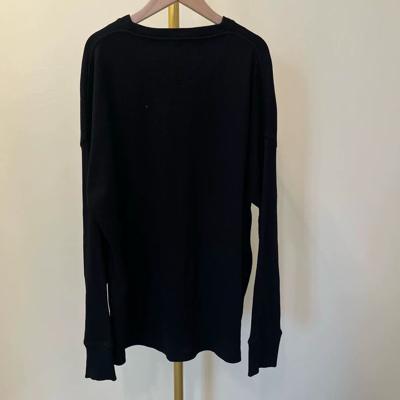 Loewe LOEWE Black round-neck top with an embroidered logo, size Size M / US 6-8 / IT 42-44 - 3 Thumbnail