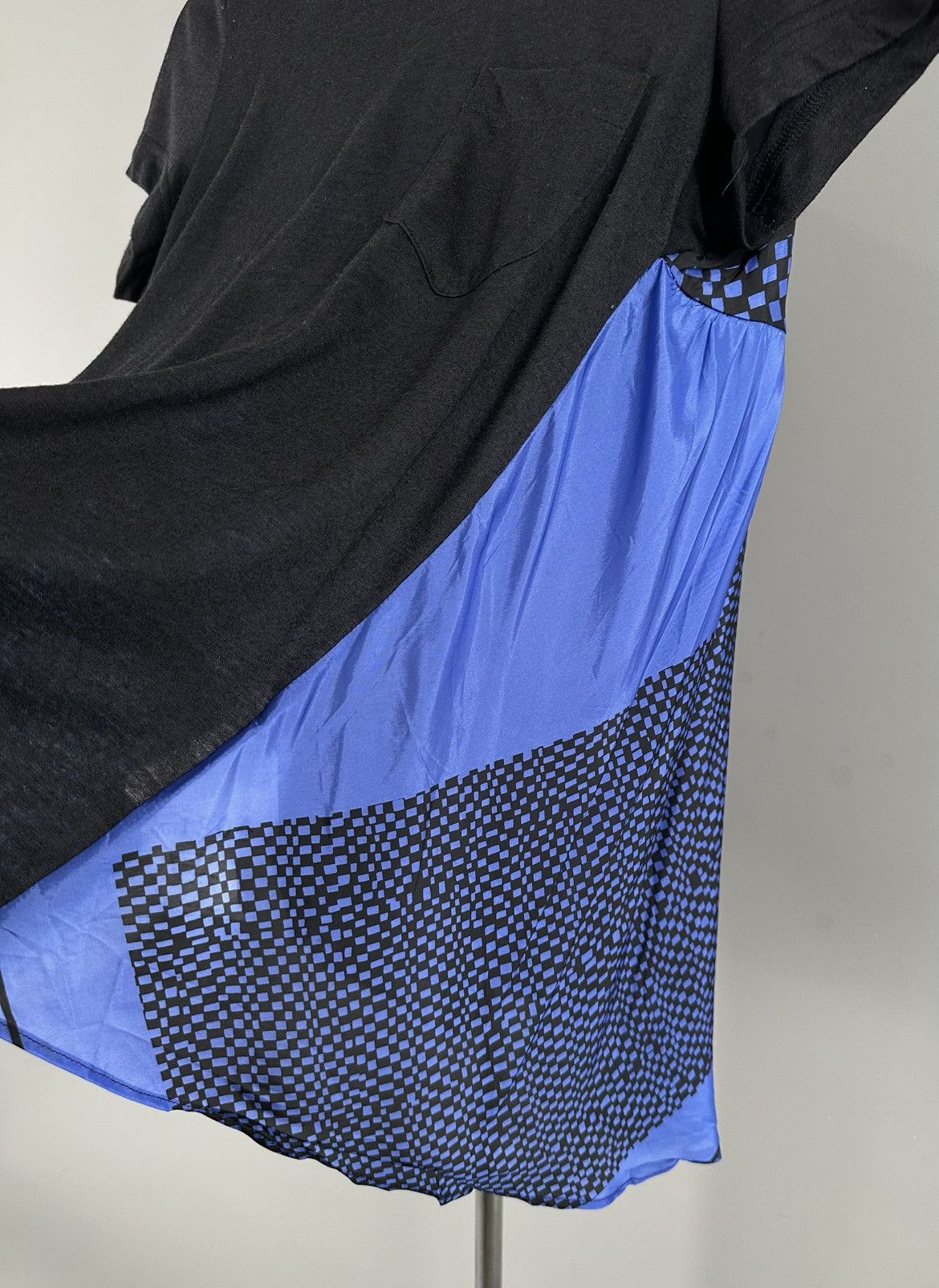 Sacai Sacai - Cut and Sew T-shirt with Scarf Attachments - Black Size M / US 6-8 / IT 42-44 - 6 Thumbnail