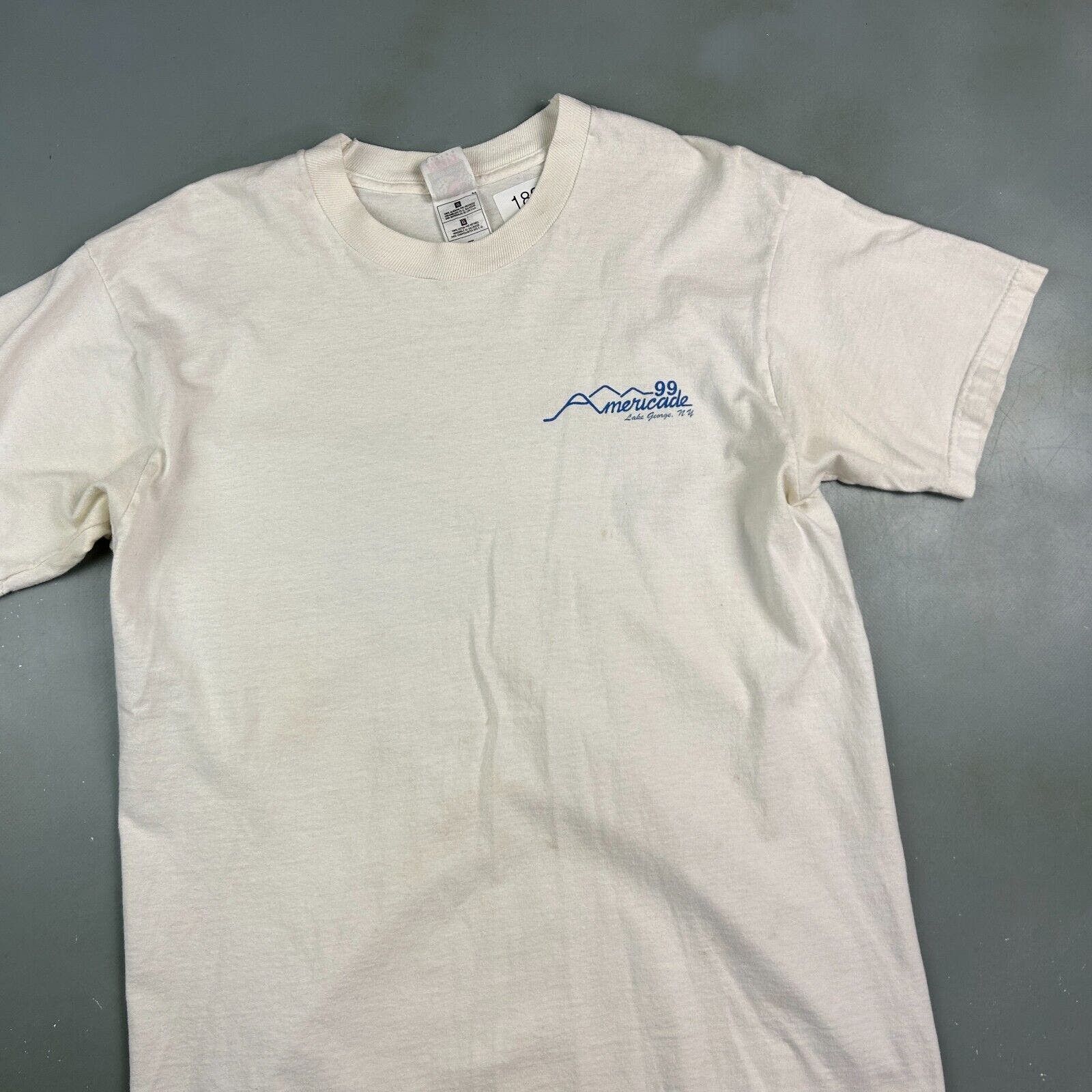 Fruit Of The Loom VINTAGE 1999 | Americade Motorcycle Rally Biker T-Shirt sz L Size US L / EU 52-54 / 3 - 5 Thumbnail