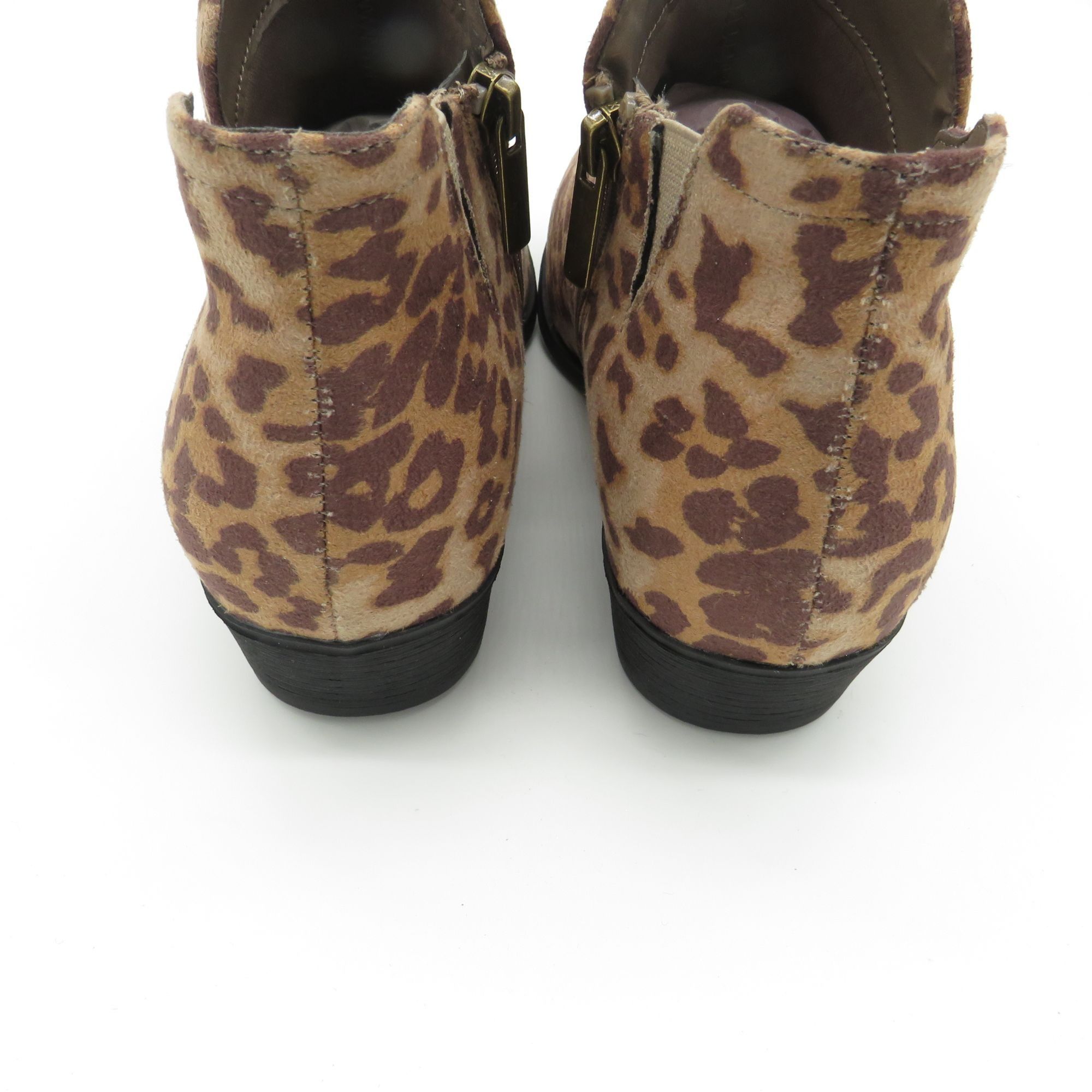 Other Cloud Walker Leopard Print Ankle Boots Size 7 Faux Suede Sid Size US 7 / IT 37 - 4 Thumbnail