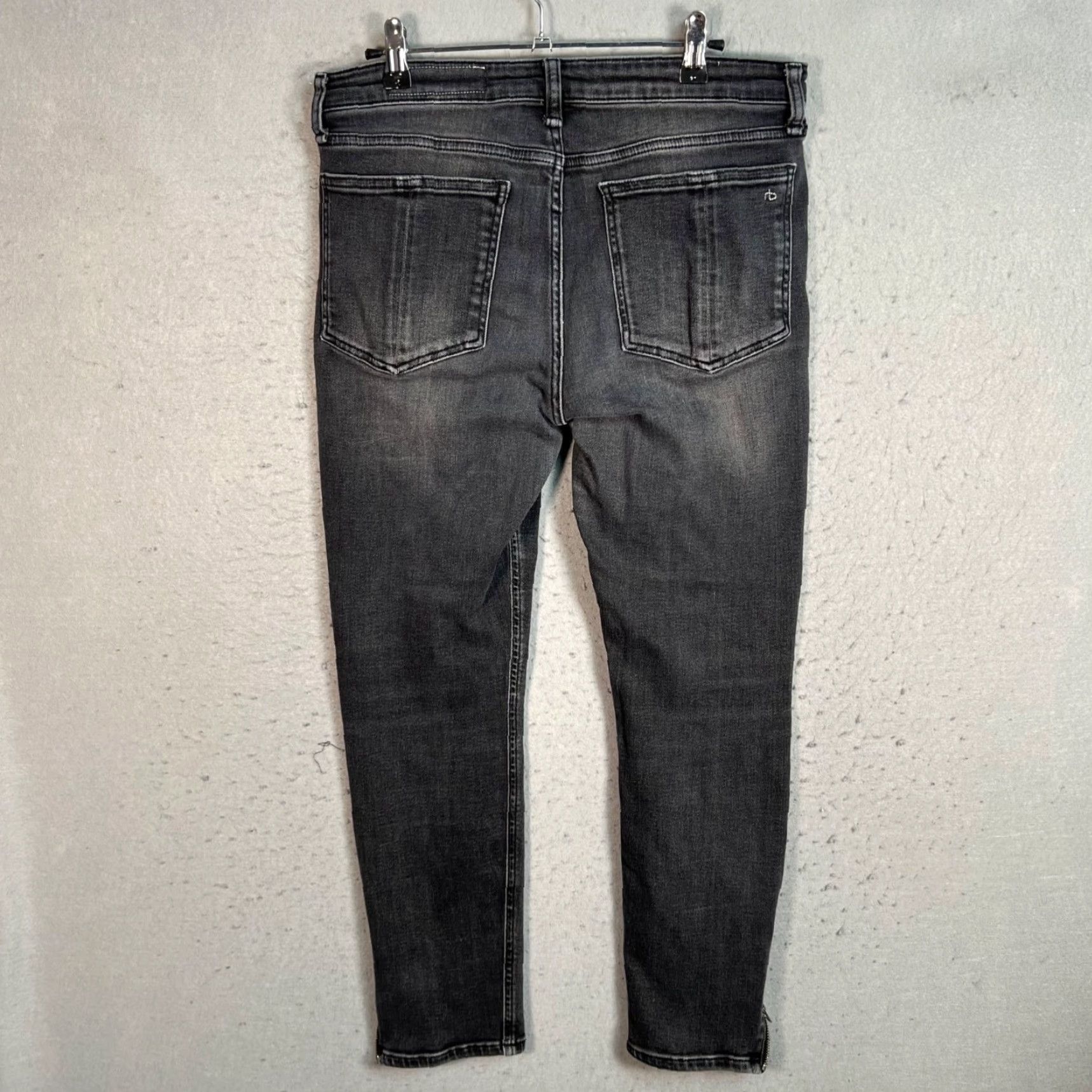 Rag & Bone rag & bone Womens Jeans Gray Cate Mid Rise Ankle Skinny Fit 30 Size 30" / US 8 / IT 44 - 2 Thumbnail
