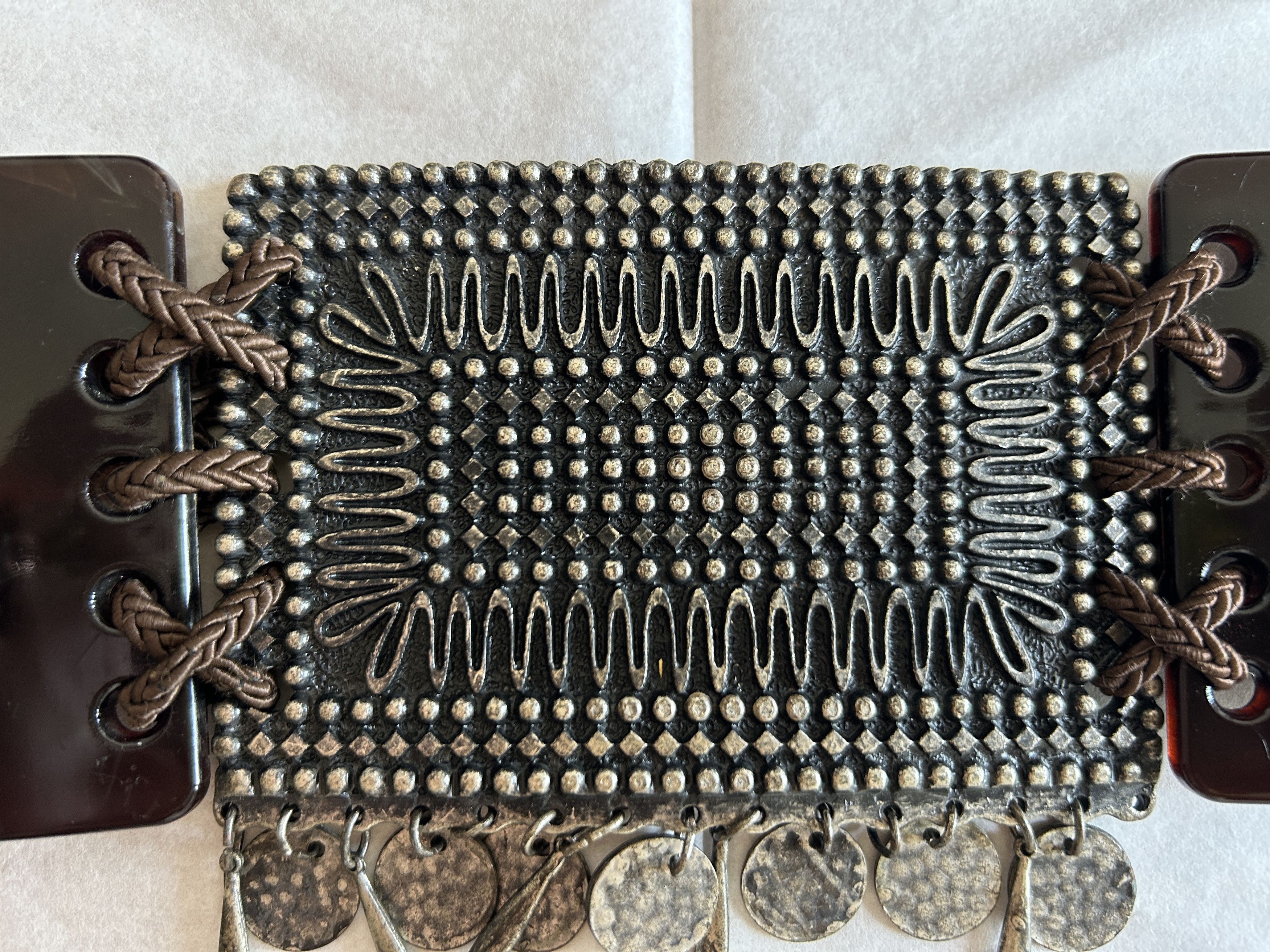Vintage Vintage Y2K Boho Tribal Tie Belt Size ONE SIZE - 8 Thumbnail