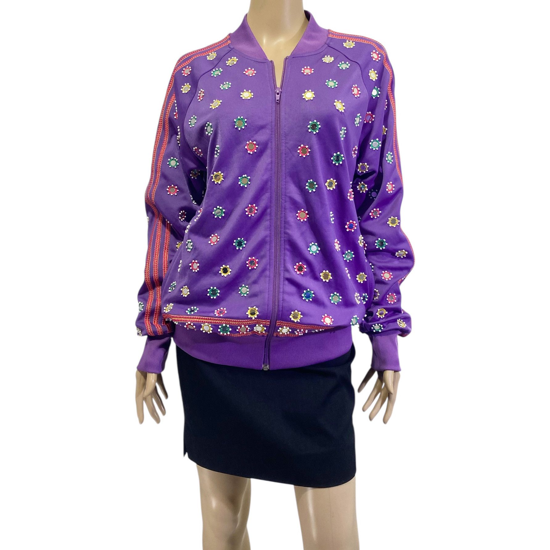 Adidas × Jeremy Scott Limited Edition JS Mirrors TT Spiegel Jacket Size M / US 6-8 / IT 42-44 - 2 Thumbnail