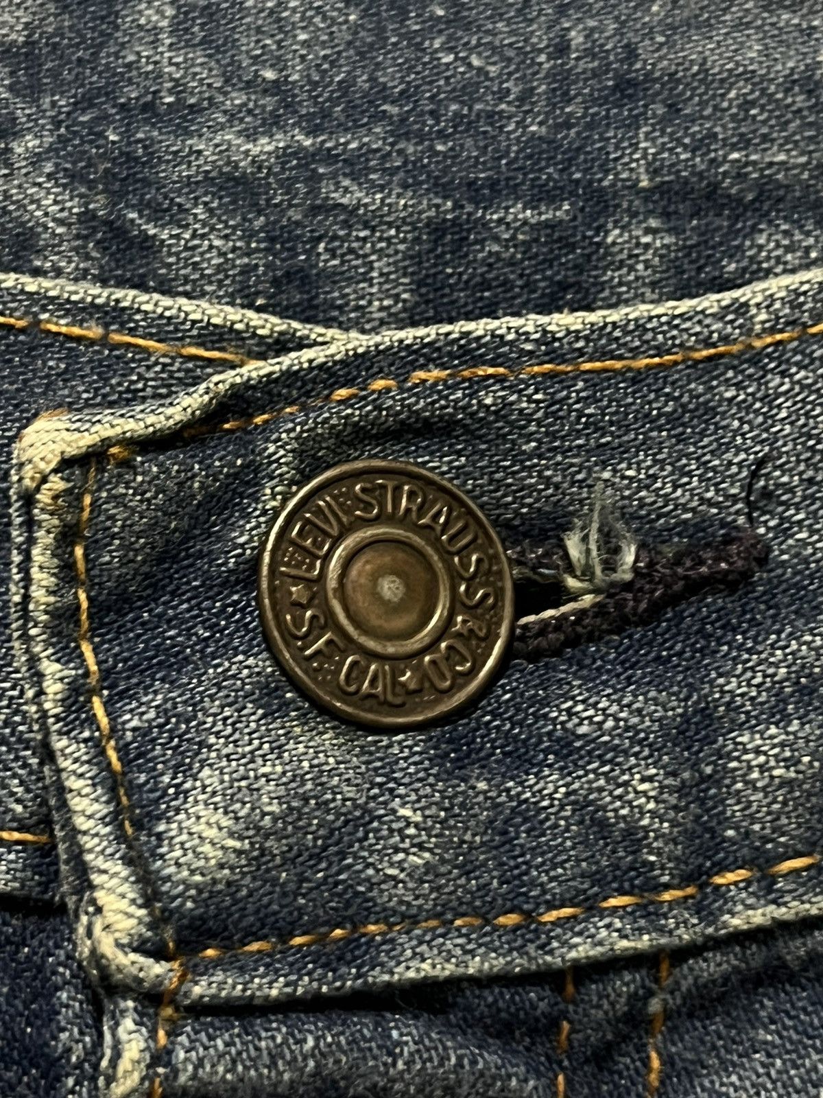 Levi's × Vintage Vtg Lady Levis for Farmers,Mechanics and Miners Jeans 70s Size 25" / US 0 / IT 36 - 4 Thumbnail