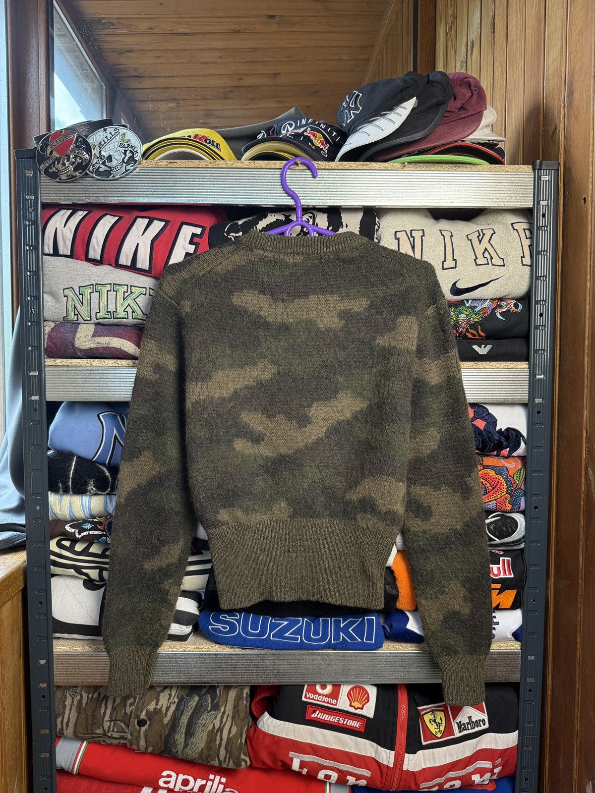 Polo Ralph Lauren Polo Ralph Lauren wool camo sweater jumper Size XS / US 0-2 / IT 36-38 - 2 Thumbnail