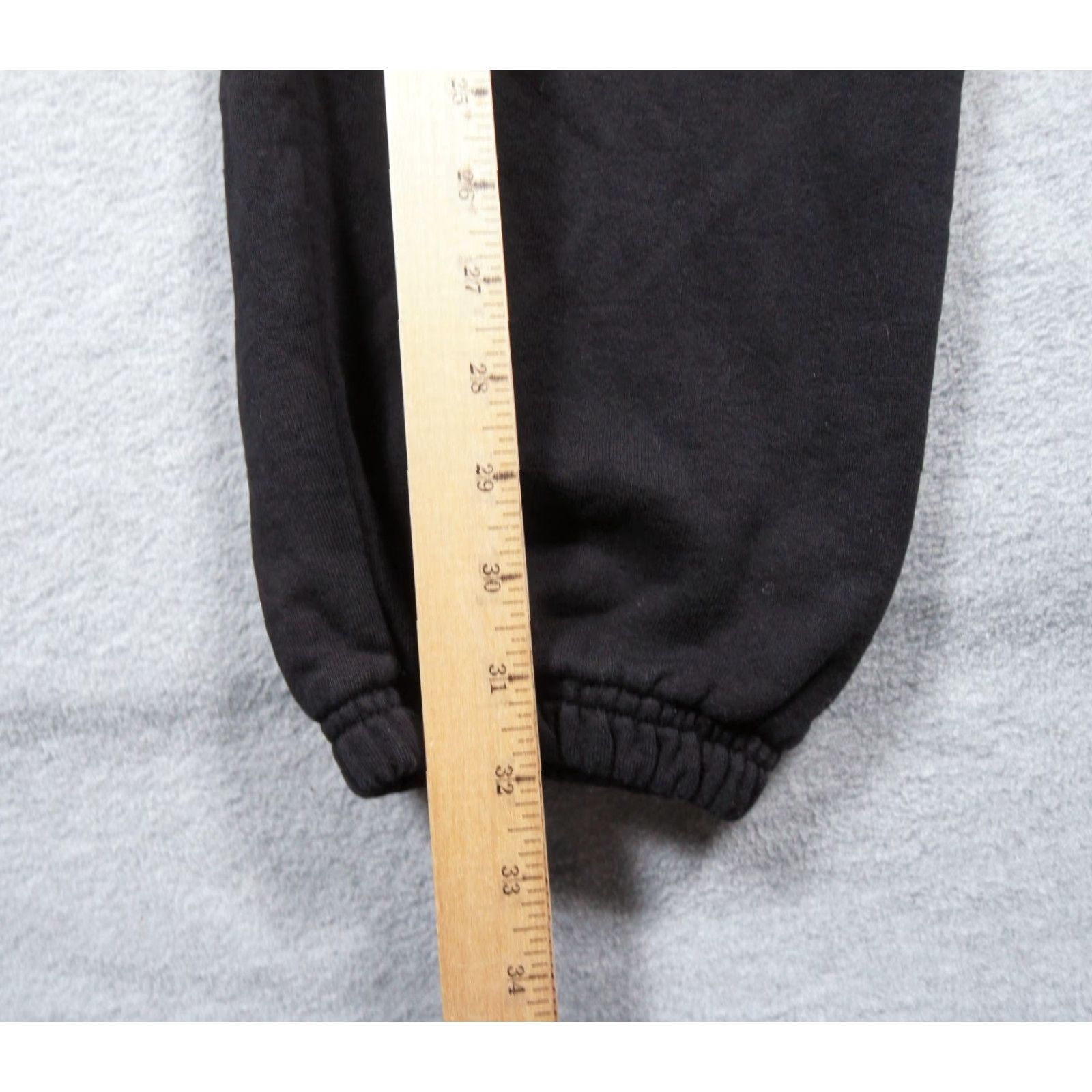 Vintage Ecocycle Sweatpants Mens Large Black Heavy Cotton Fleece Joggers Casual Adult Size US 33 - 7 Thumbnail