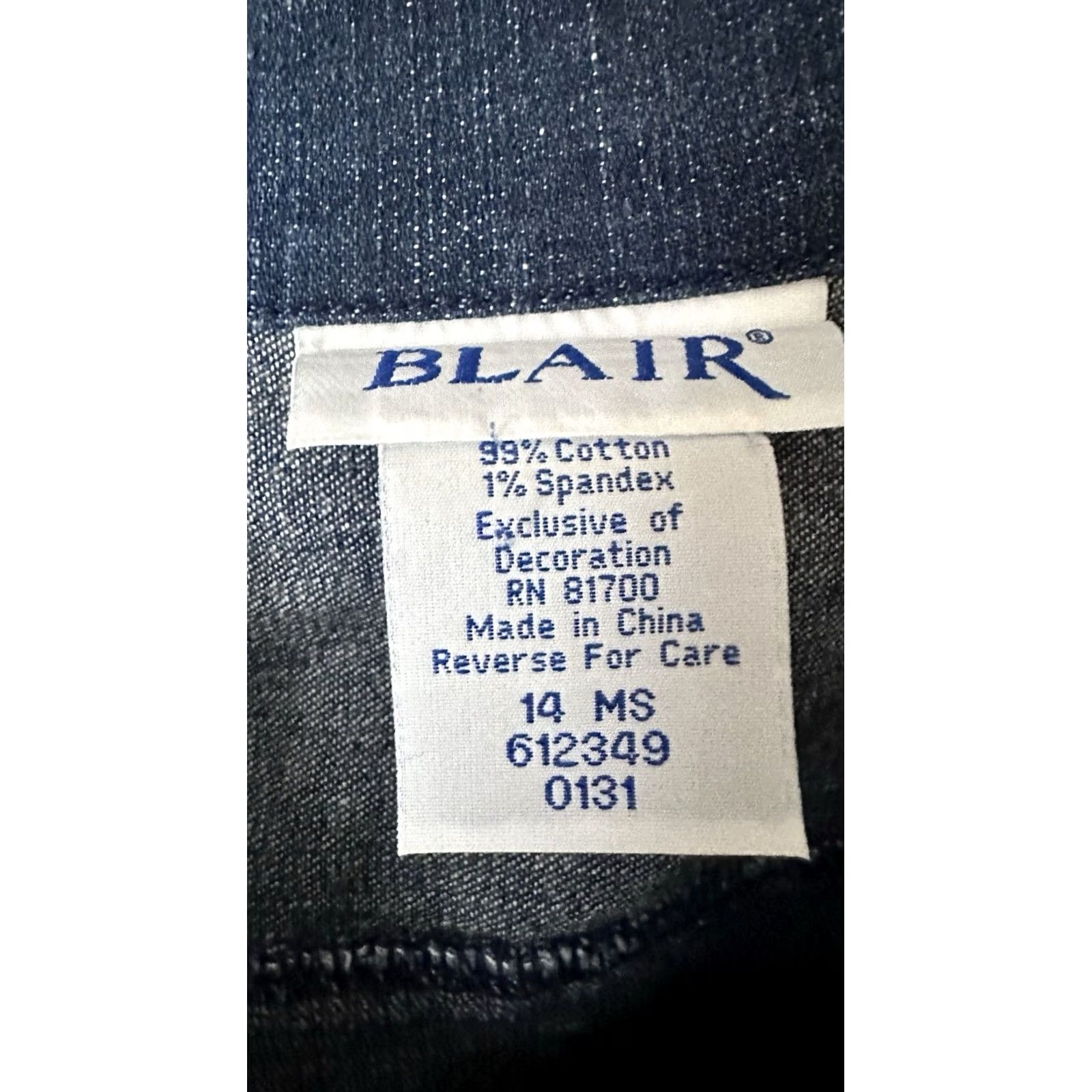 Blair 6. Rearranged the elements for better readability Size 36" / US 14 / IT 50 - 2 Thumbnail