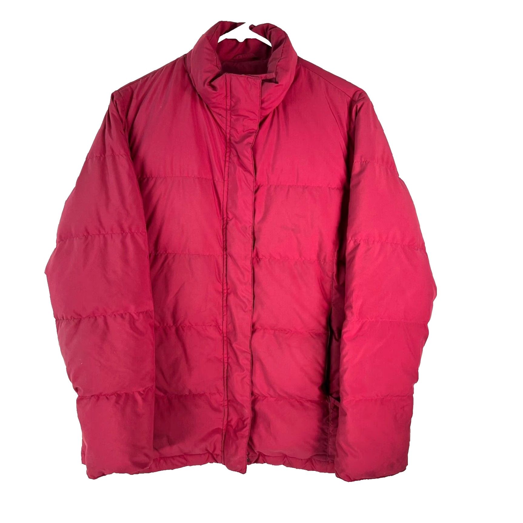 Vintage L.L. Bean Pink Down Puffer Jacket Sz M Regular Womens Full Zip Long Sleeves Size M / US 6-8 / IT 42-44 - 2 Thumbnail