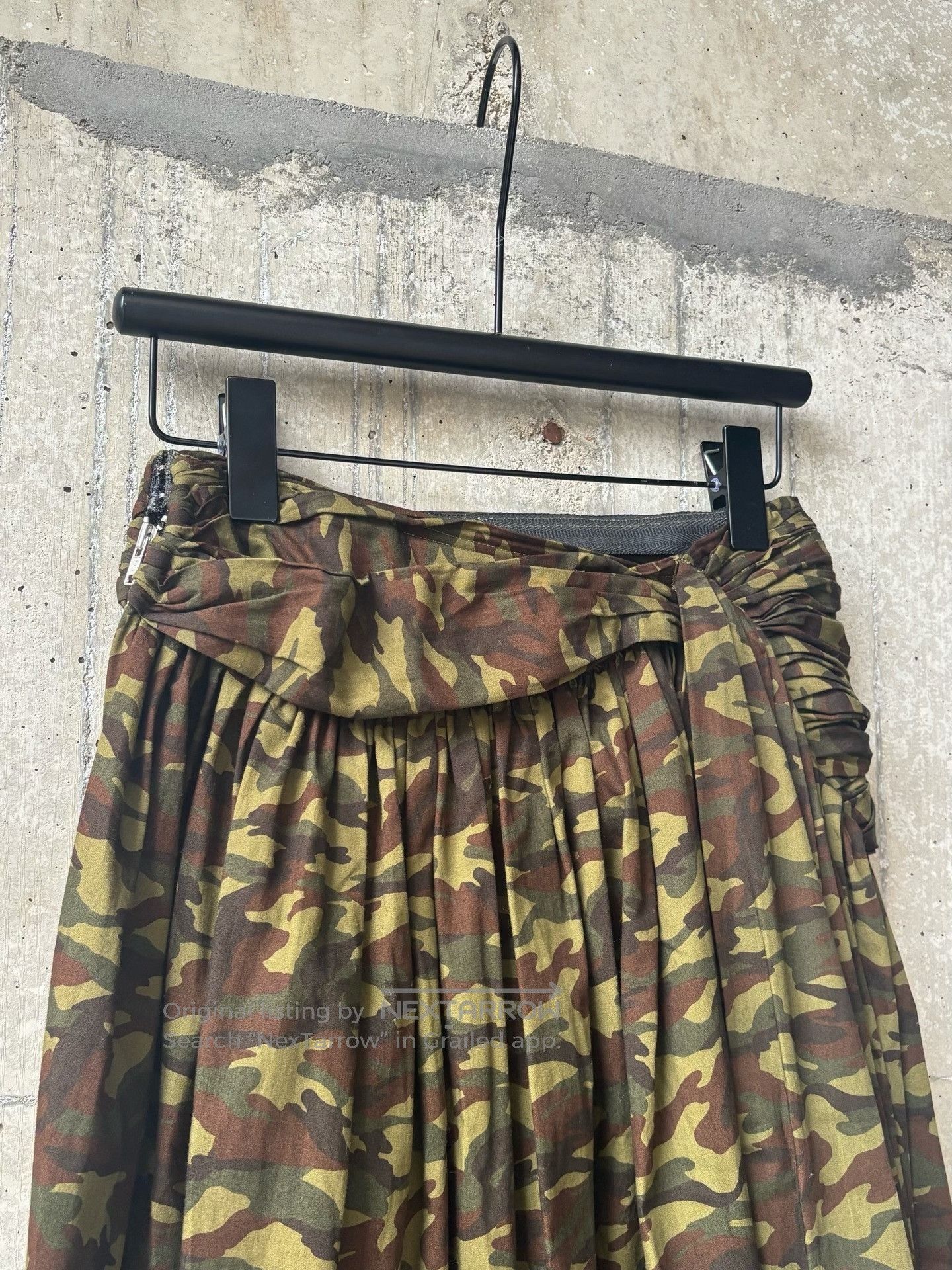 Comme des Garcons Comme des Garçons 2006SS Camouflage Asymmetrical Skirt/ Size 33" - 4 Thumbnail