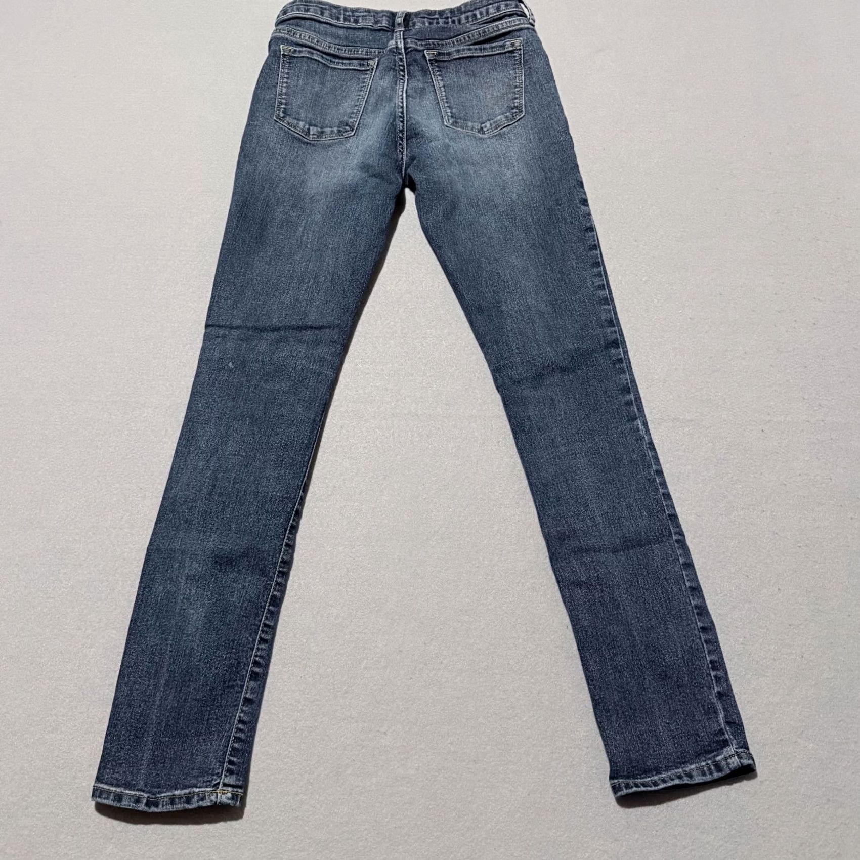 Gap Gap Jeans Women's Blue Denim Stretch Low Rise Slim Fit - 14 Size 36" / US 14 / IT 50 - 2 Thumbnail