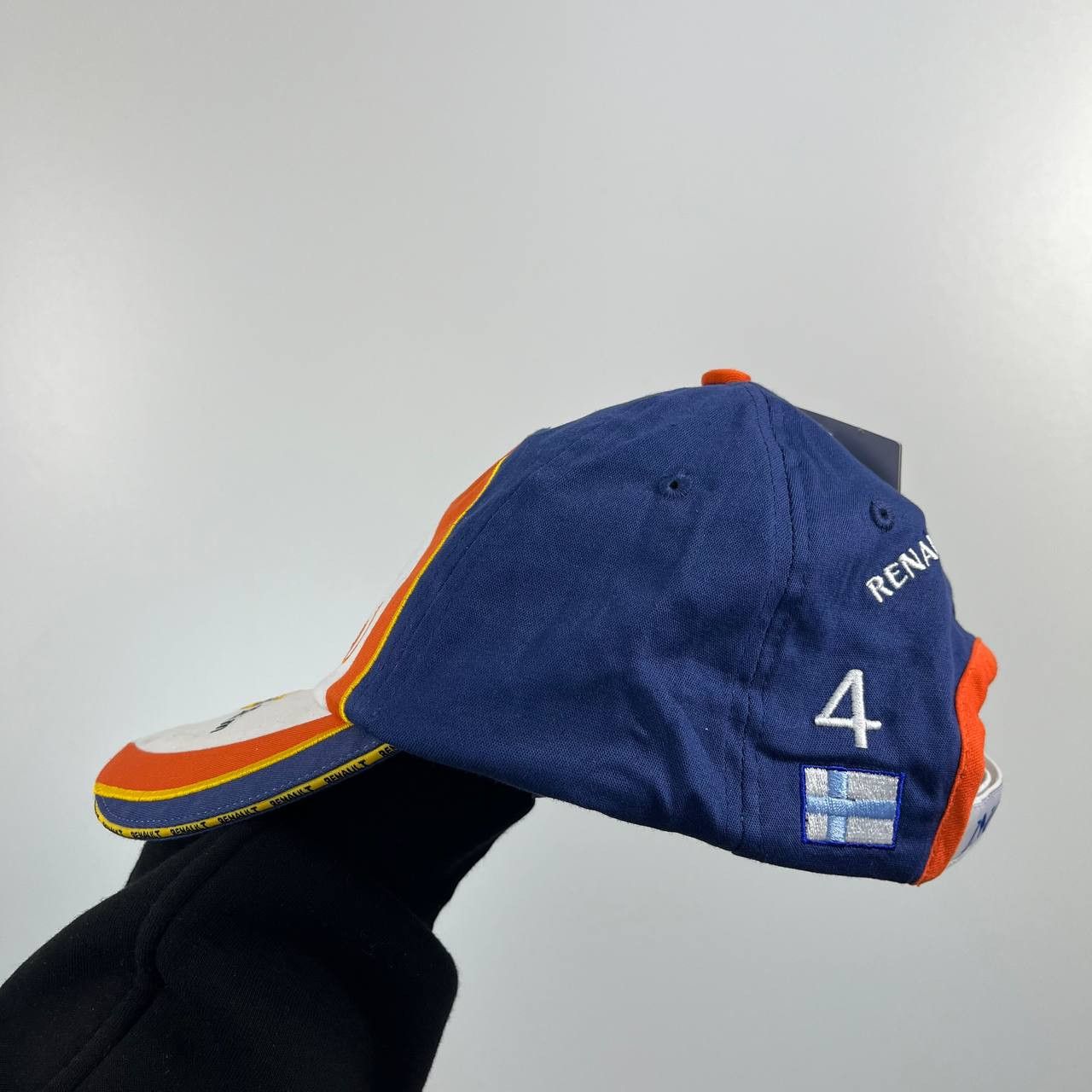 Formula 1 Renault F1 Team Ing Replica Cap Blue Orange Hat One Size Size ONE SIZE - 6 Thumbnail