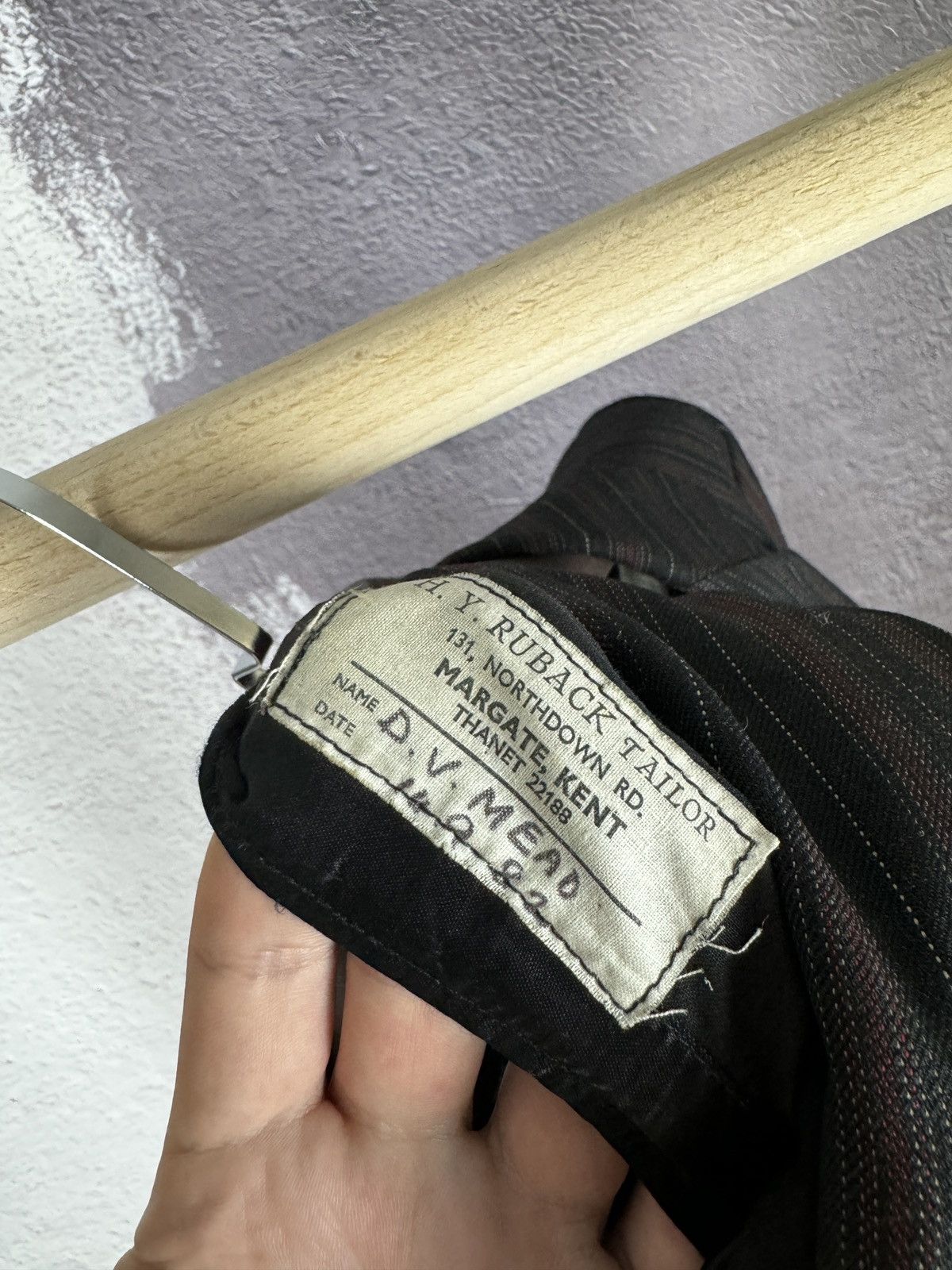 Other PseudoHero striped Custom Made striped draw painted blazer Size 42R - 10 Thumbnail