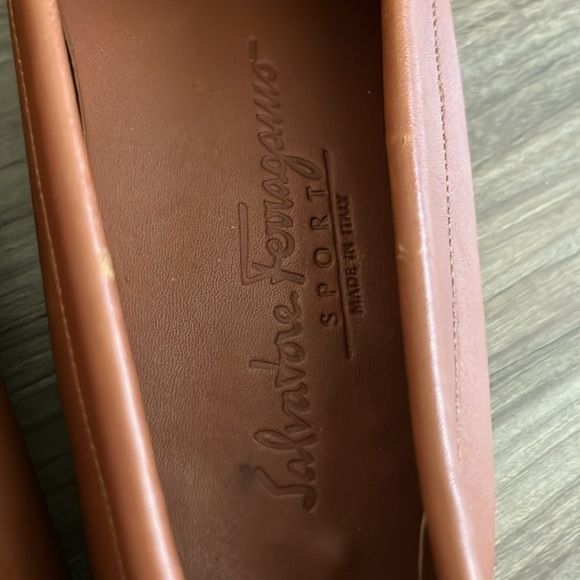 Salvatore Ferragamo Salvatore Ferragamo Sport Horsebit Leather Engraved Logo Dri Size US 8.5 / IT 38.5 - 6 Thumbnail