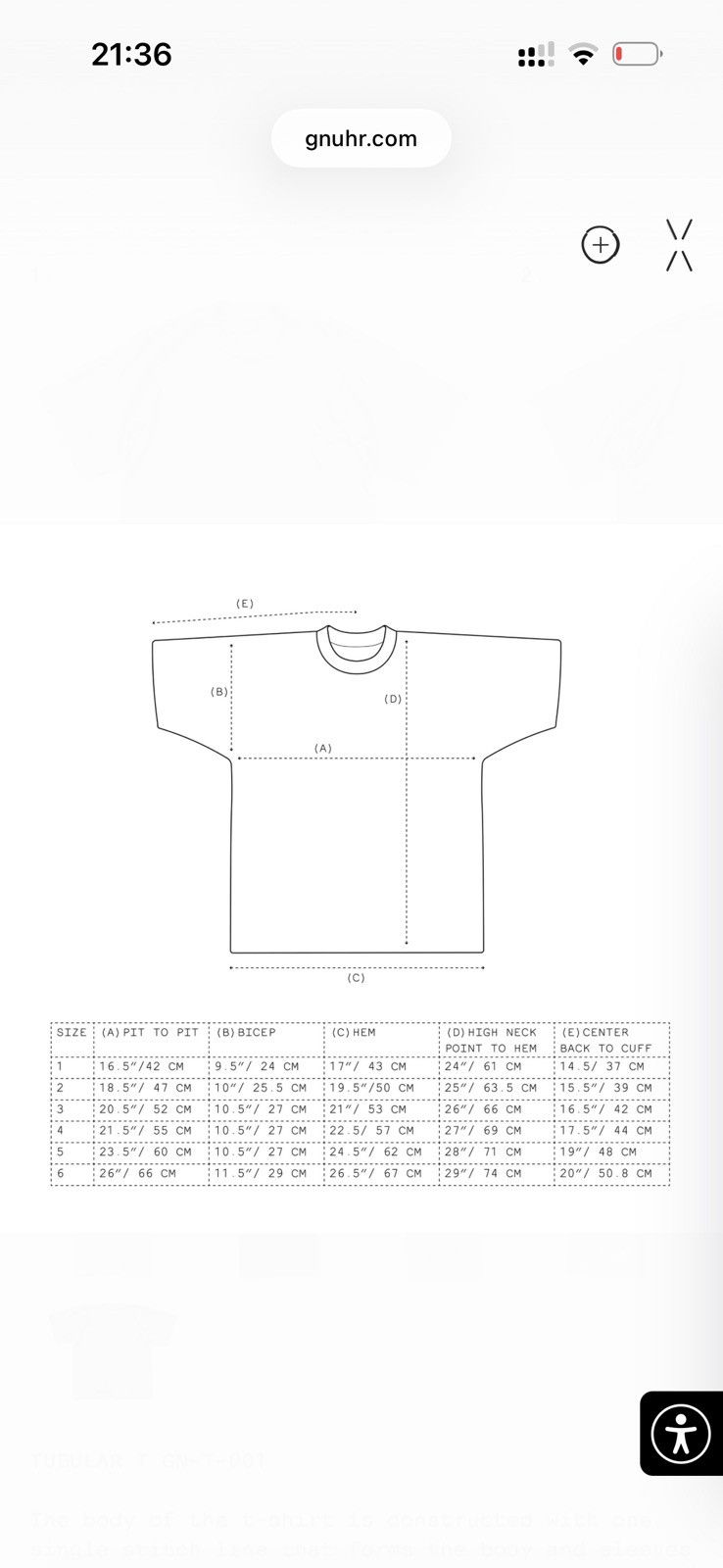 gnuhr Tubular T-Shirt Size US XXL / EU 58 / 5 - 4 Thumbnail