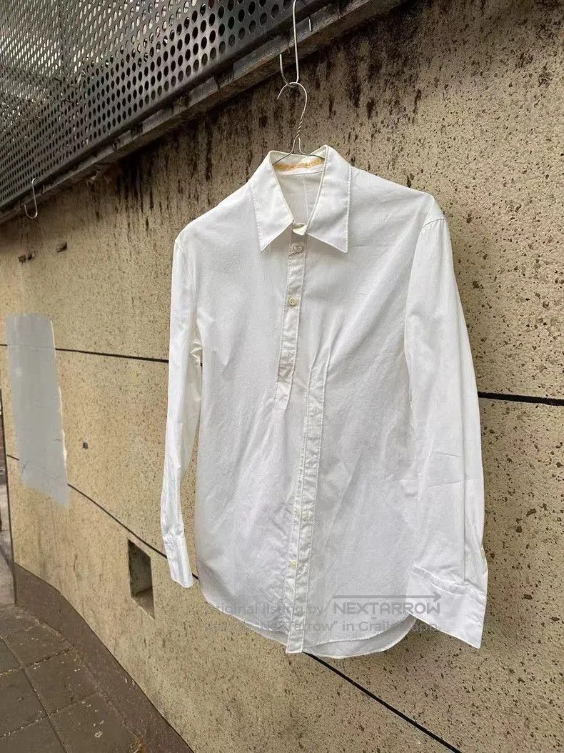 Carol Christian Poell Carol Christian Poell White Long Sleeve Shirt. Size US L / EU 52-54 / 3 - 1 Thumbnail