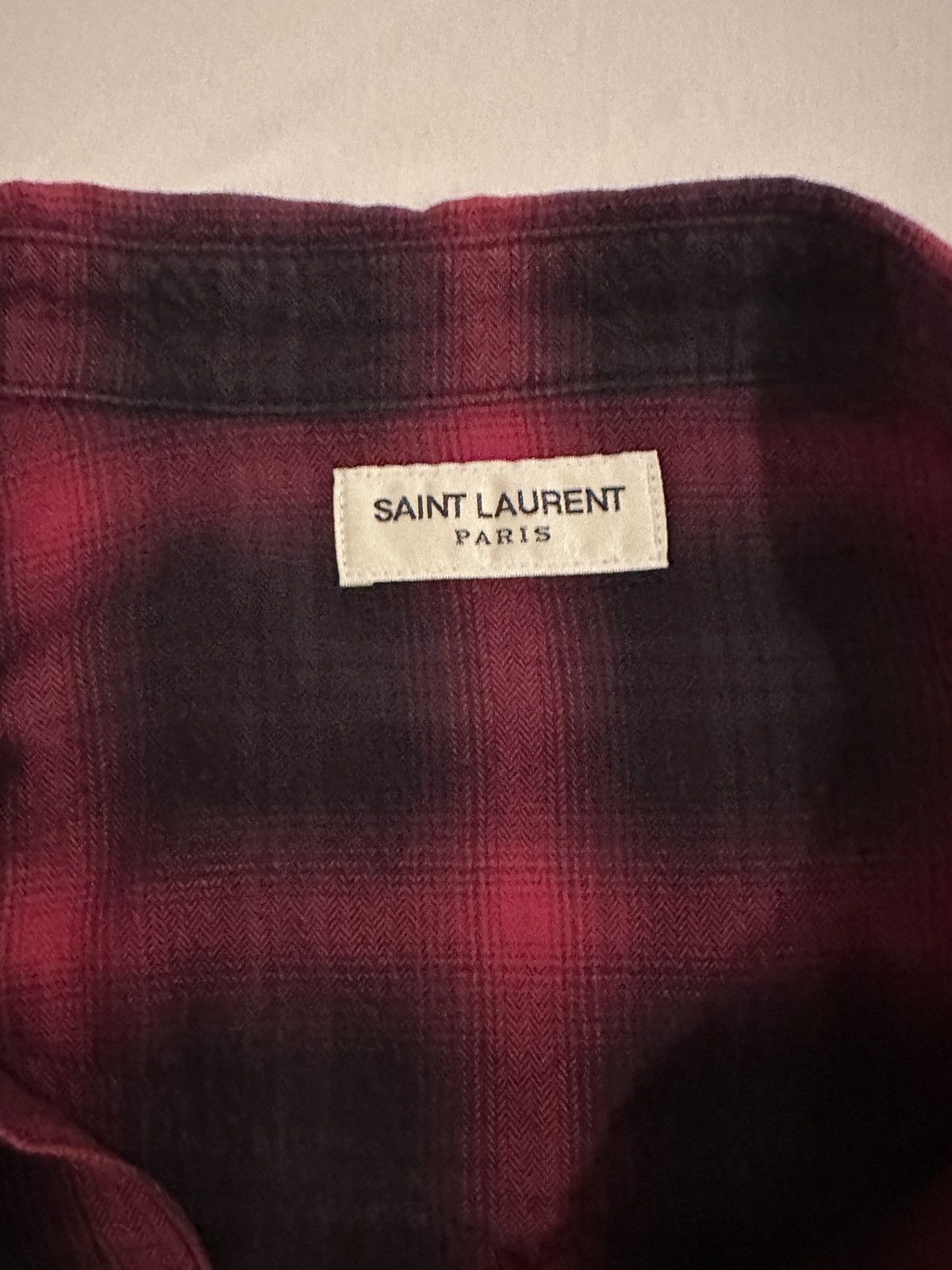Saint Laurent Paris Saint Laurent Paris Shirt Size US M / EU 48-50 / 2 - 4 Thumbnail