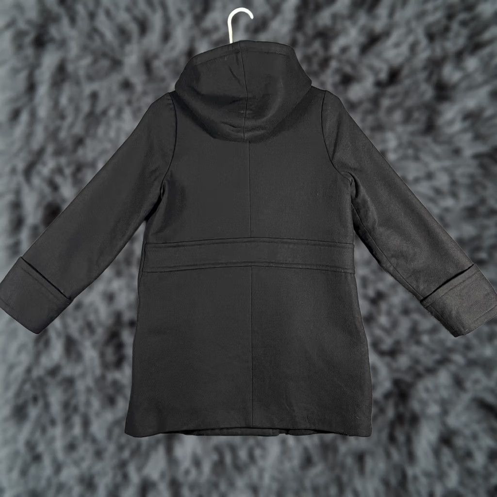 A.P.C. A.P.C. Coat Womens 36 Black Wool Cashmere Hooded Pea Coat Lined Poland Size XS / US 0-2 / IT 36-38 - 1 Thumbnail