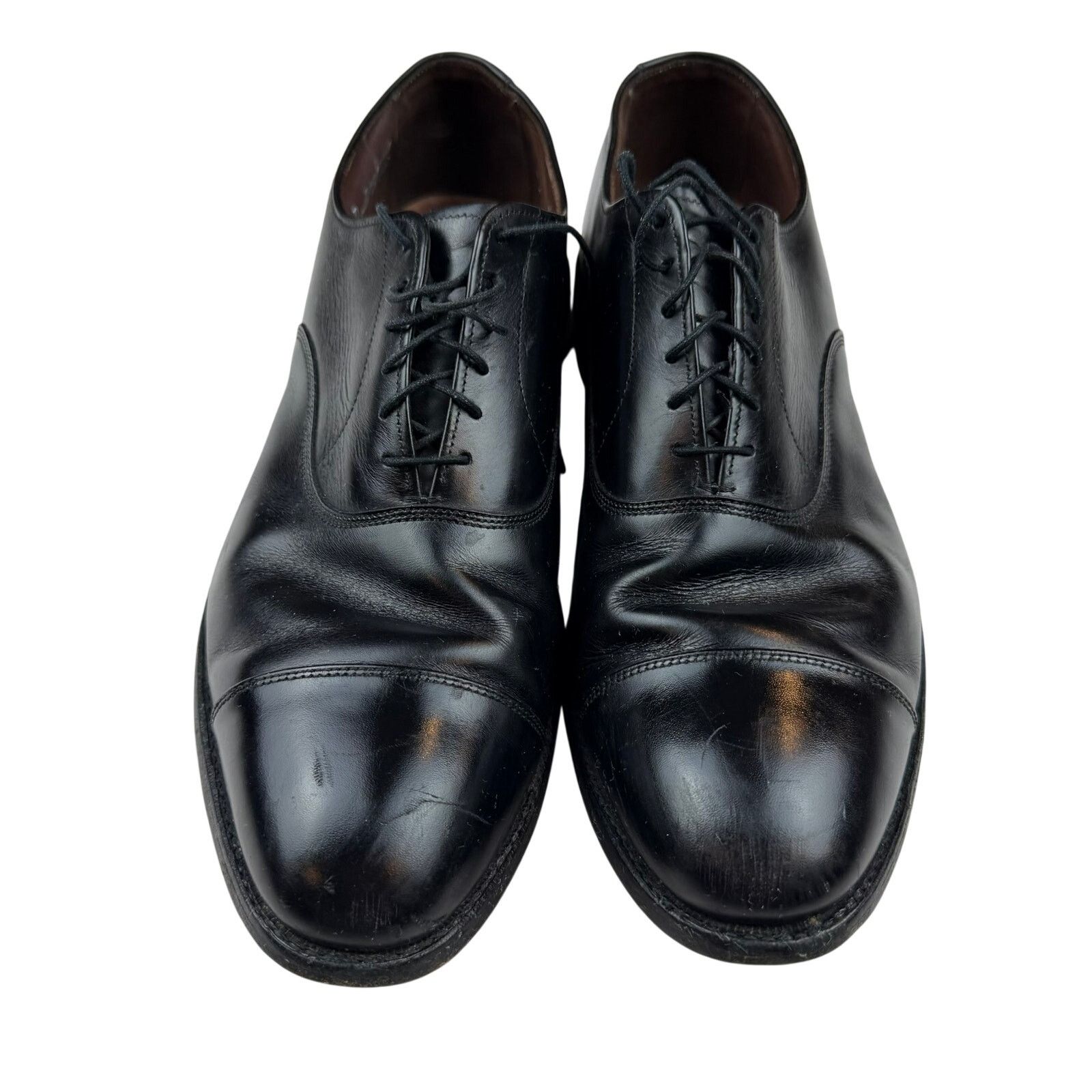 Allen Edmonds Allen Edmonds Park Avenue Black Cap Toe Oxford 10.5 D Size US 10.5 / EU 43-44 - 4 Thumbnail