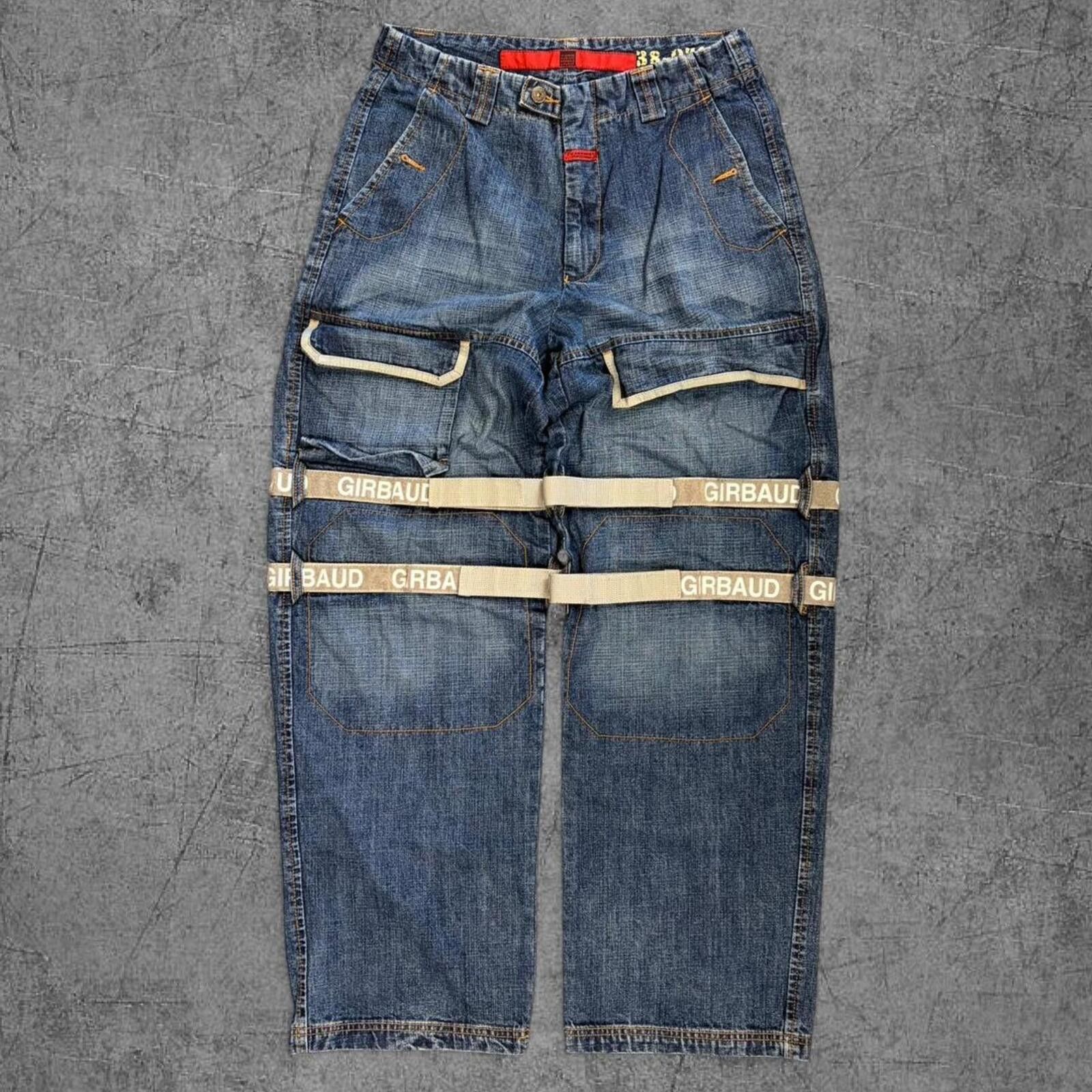 Marithe + Francois Girbaud Y2K Marithé & Francois Girbaud Baggy Strap Jeans Size US 32 / EU 48 - 1 Thumbnail