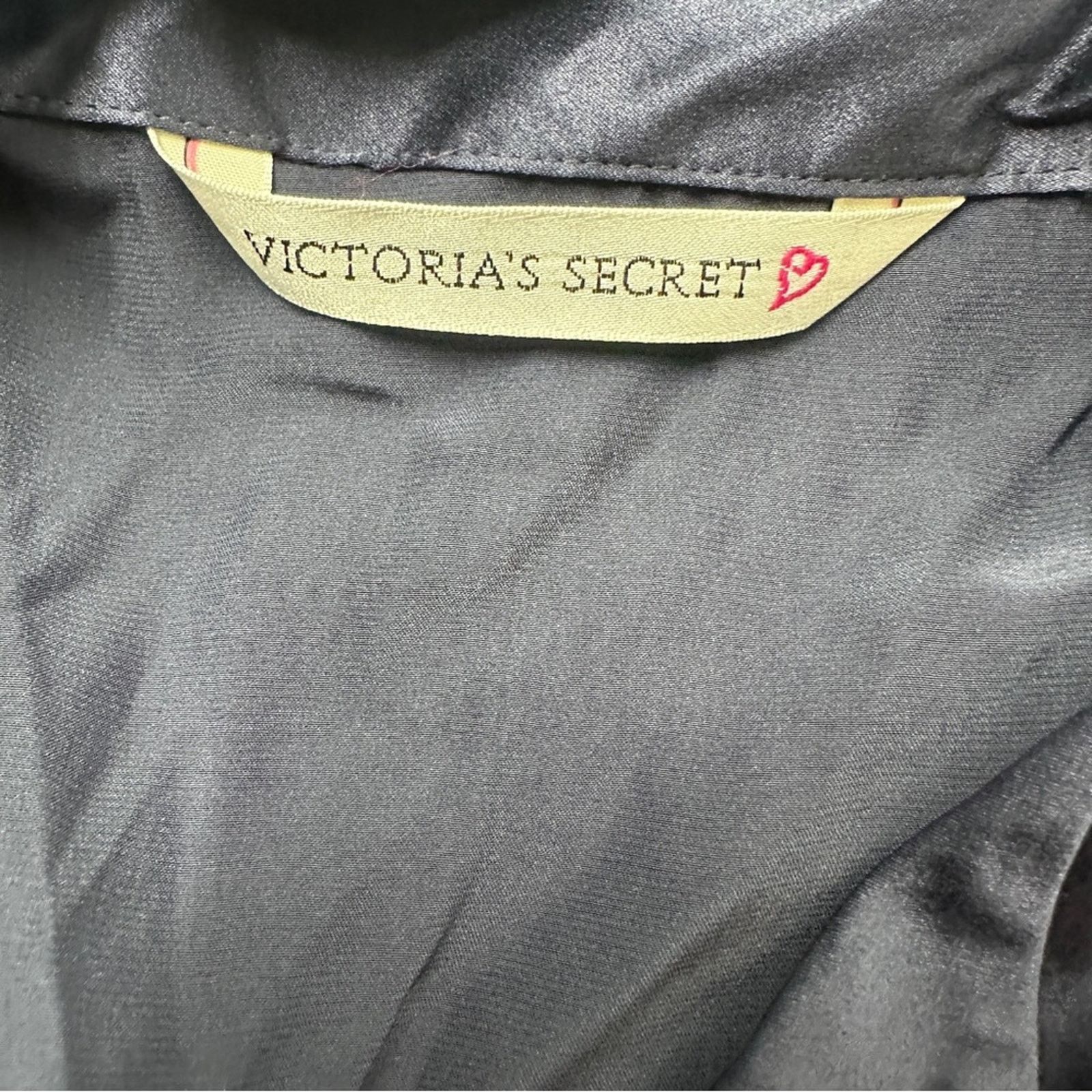 Victoria's Secret Vintage 100% Silk Navy Blue Long Sleeve Button Down Shirt S Size S / US 4 / IT 40 - 6 Thumbnail