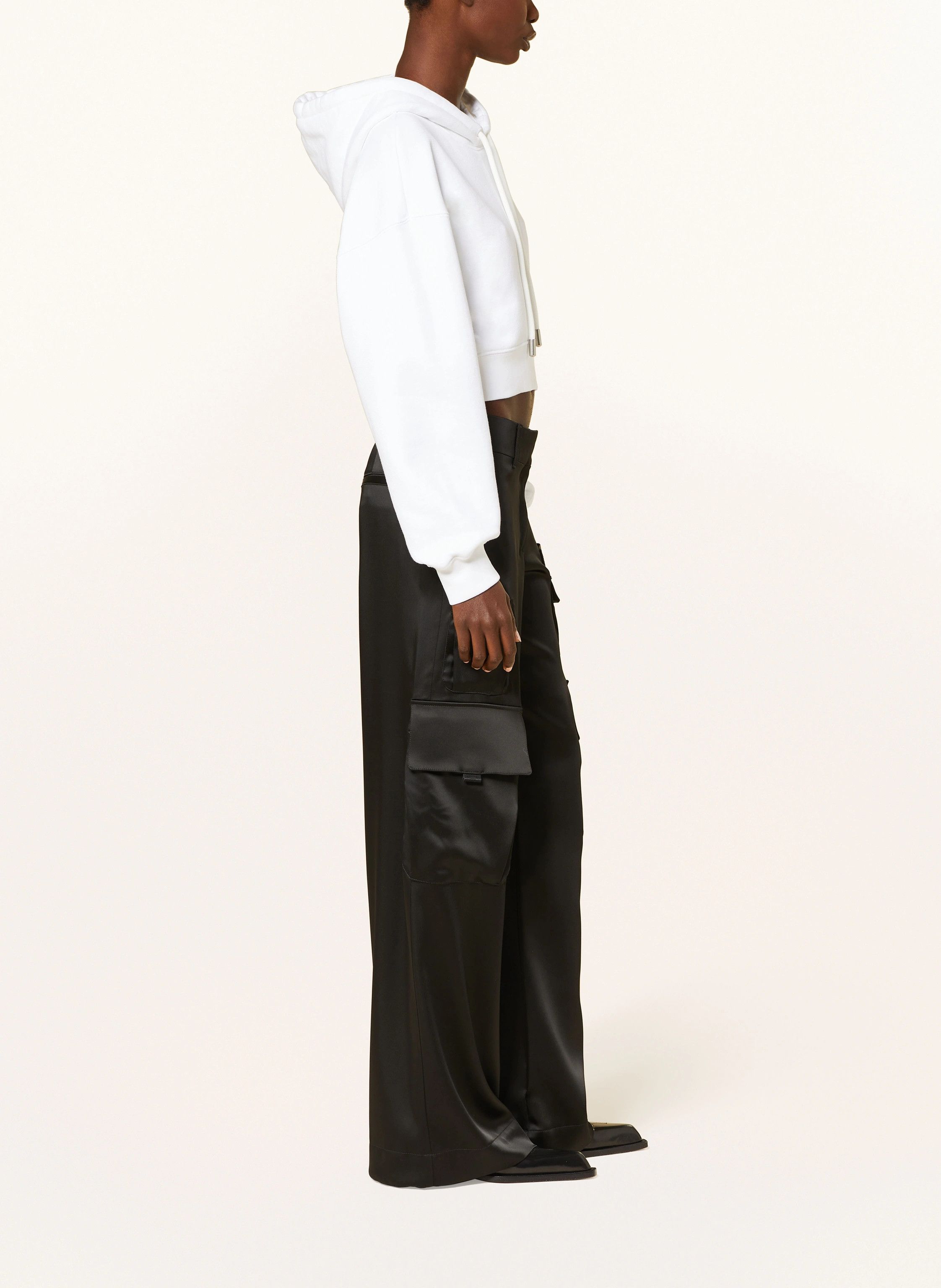 Off-White o1s22i1n0824 X-Ray Arrow Cropped Hoodie in White Size XS / US 0-2 / IT 36-38 - 4 Thumbnail