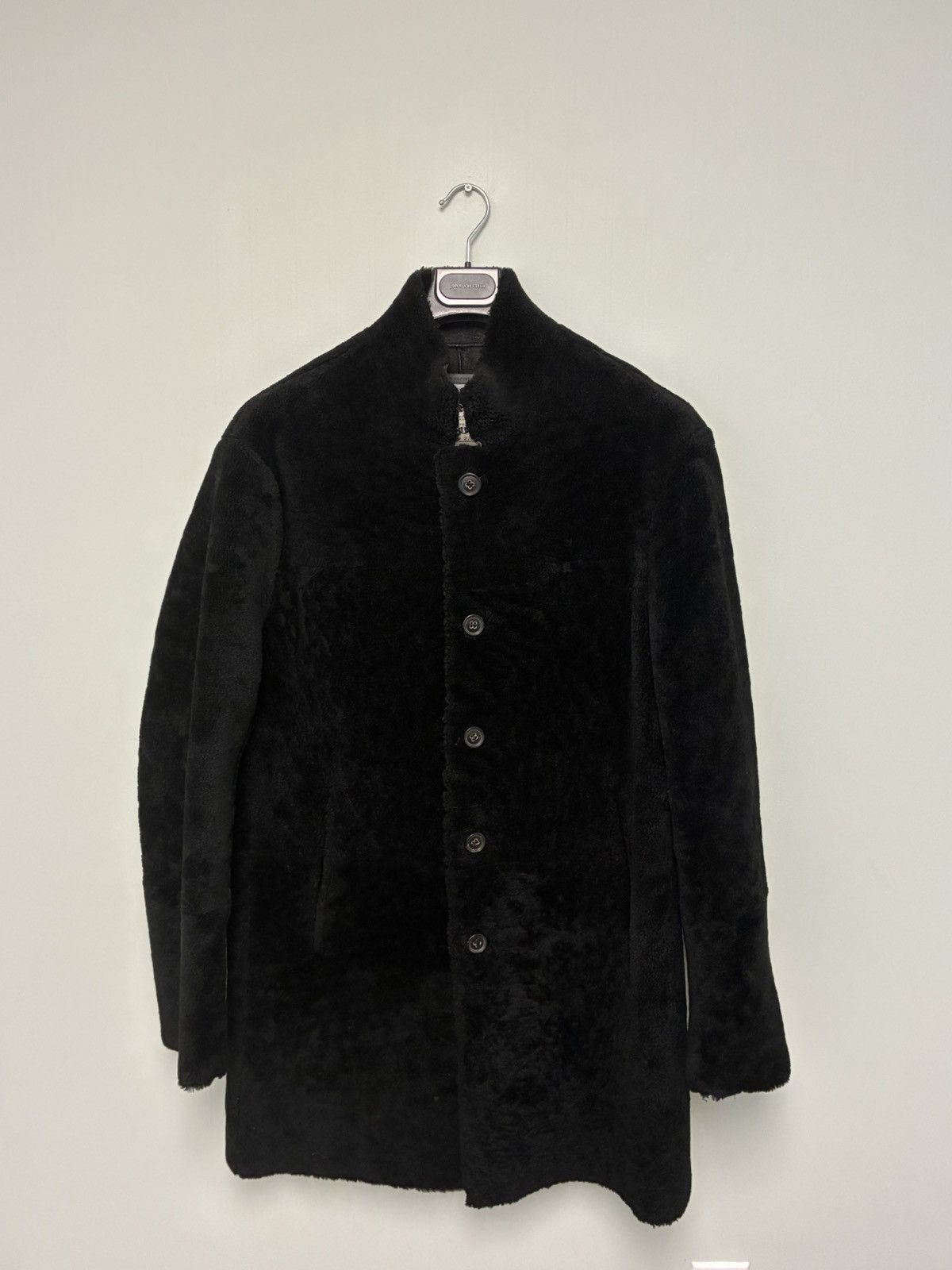 John Varvatos Exposed Shearling coat EU48 USA38. Size US M / EU 48-50 / 2 - 6 Thumbnail