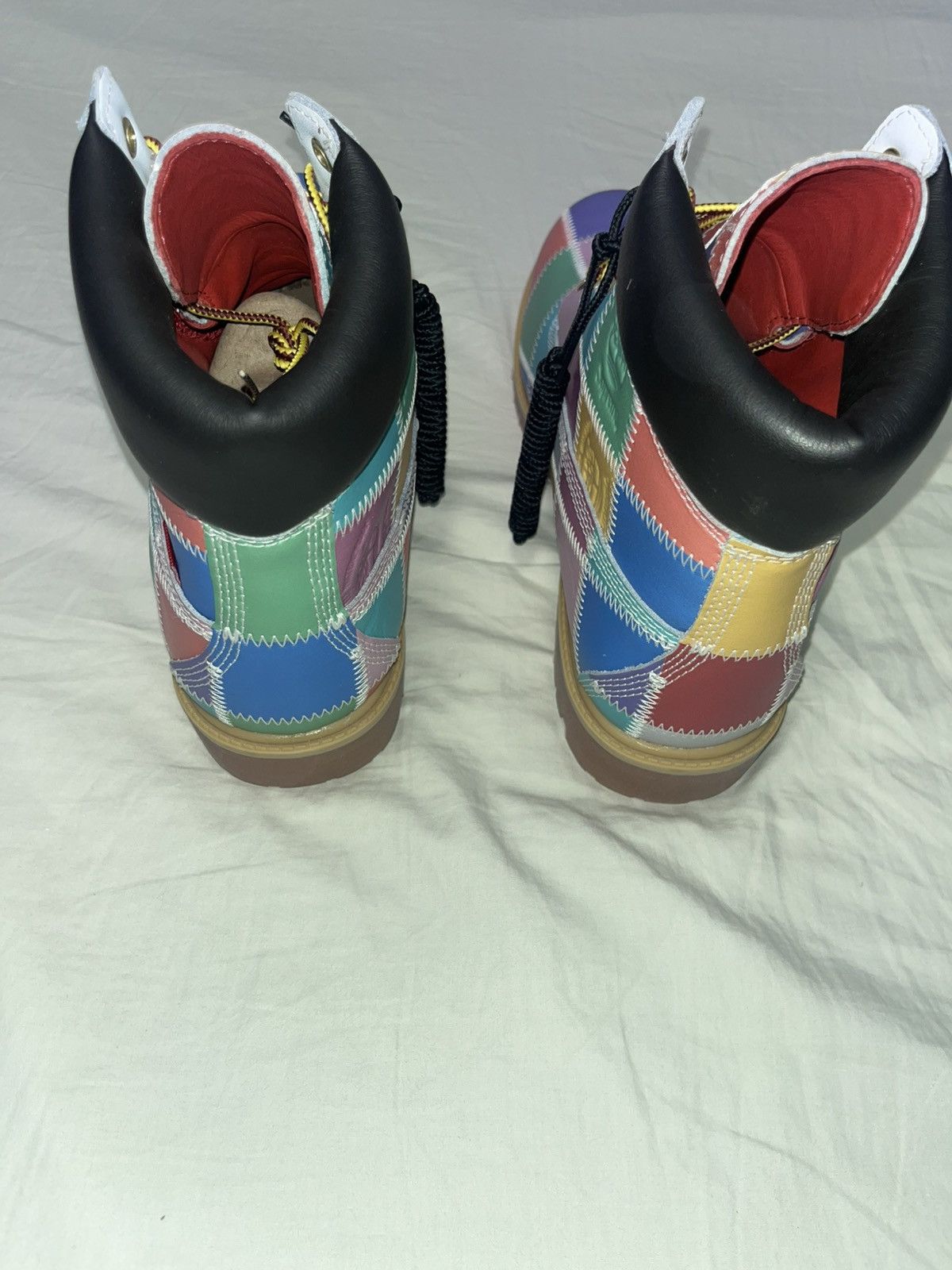 Supreme × Timberland Timberland X Supreme FW25 Multicolor Patchwork Boots Size US 9.5 / EU 42-43 - 6 Thumbnail