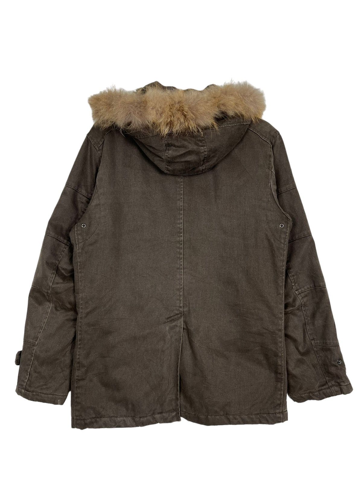 Hysteric Glamour 🔥 IN THE ATTIC FAUX FUR HOODIES UTILITY CARGO JACKET Size US M / EU 48-50 / 2 - 8 Thumbnail