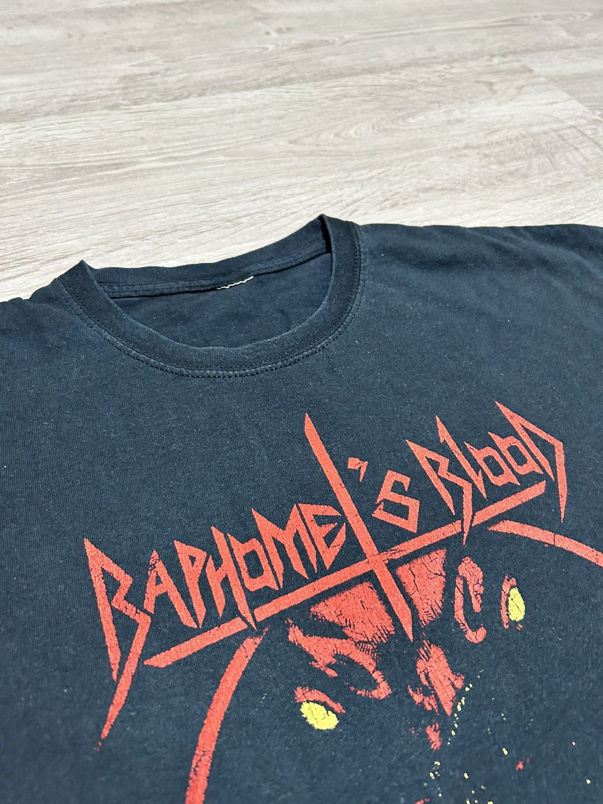 Vintage Baphomes Blood Rock T-shirt Tour Europe 2017 size XXL Size US XXL / EU 58 / 5 - 4 Thumbnail