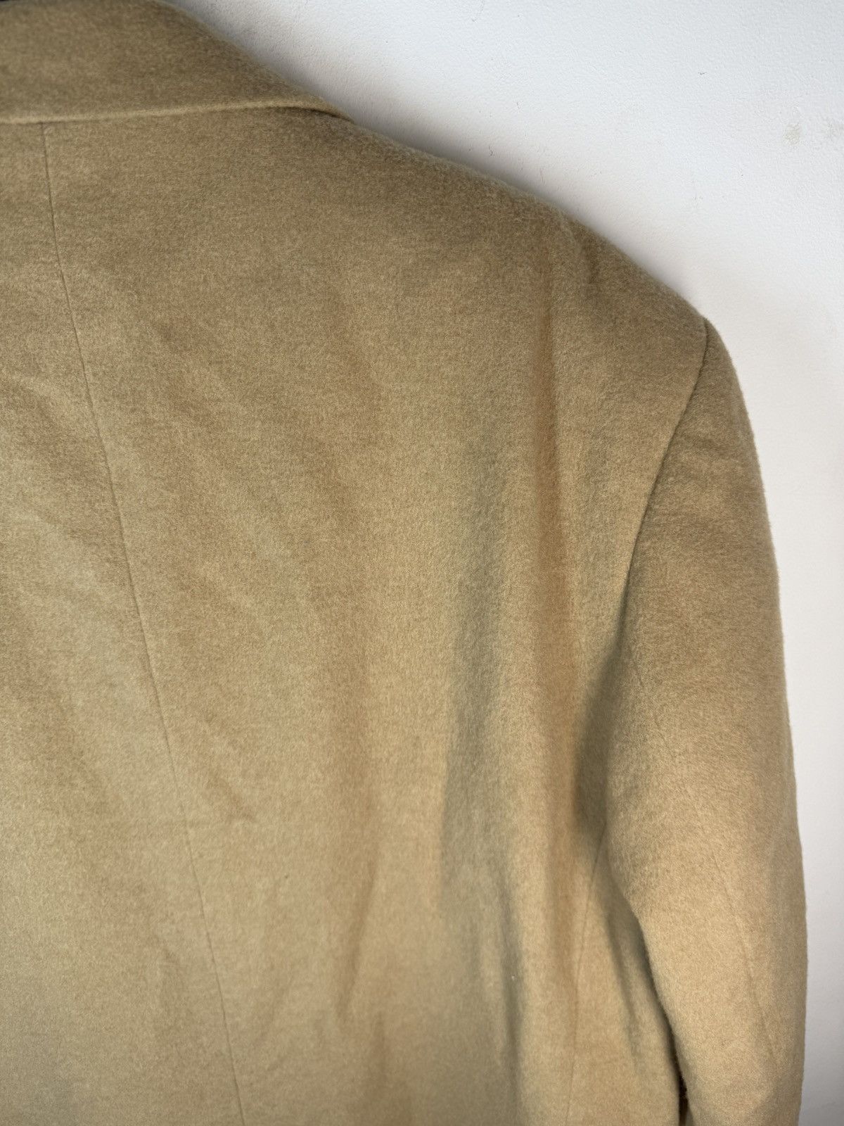 Yves Saint Laurent Camel Wool YSL Coat Soft Heavy Soft Long Beige Size US L / EU 52-54 / 3 - 25 Thumbnail